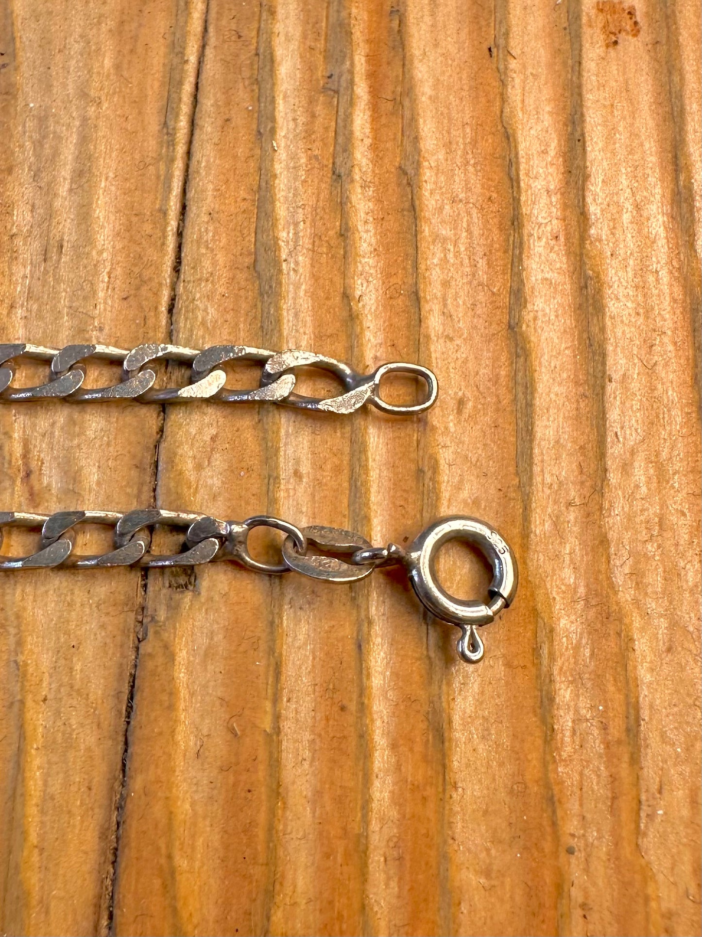 Curb Chain 1988 925 Sterling Silver 16.5 inch Necklace