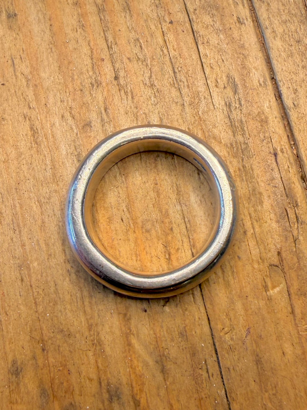 Heavy Band Spinner 925 Sterling Silver Size V Ring