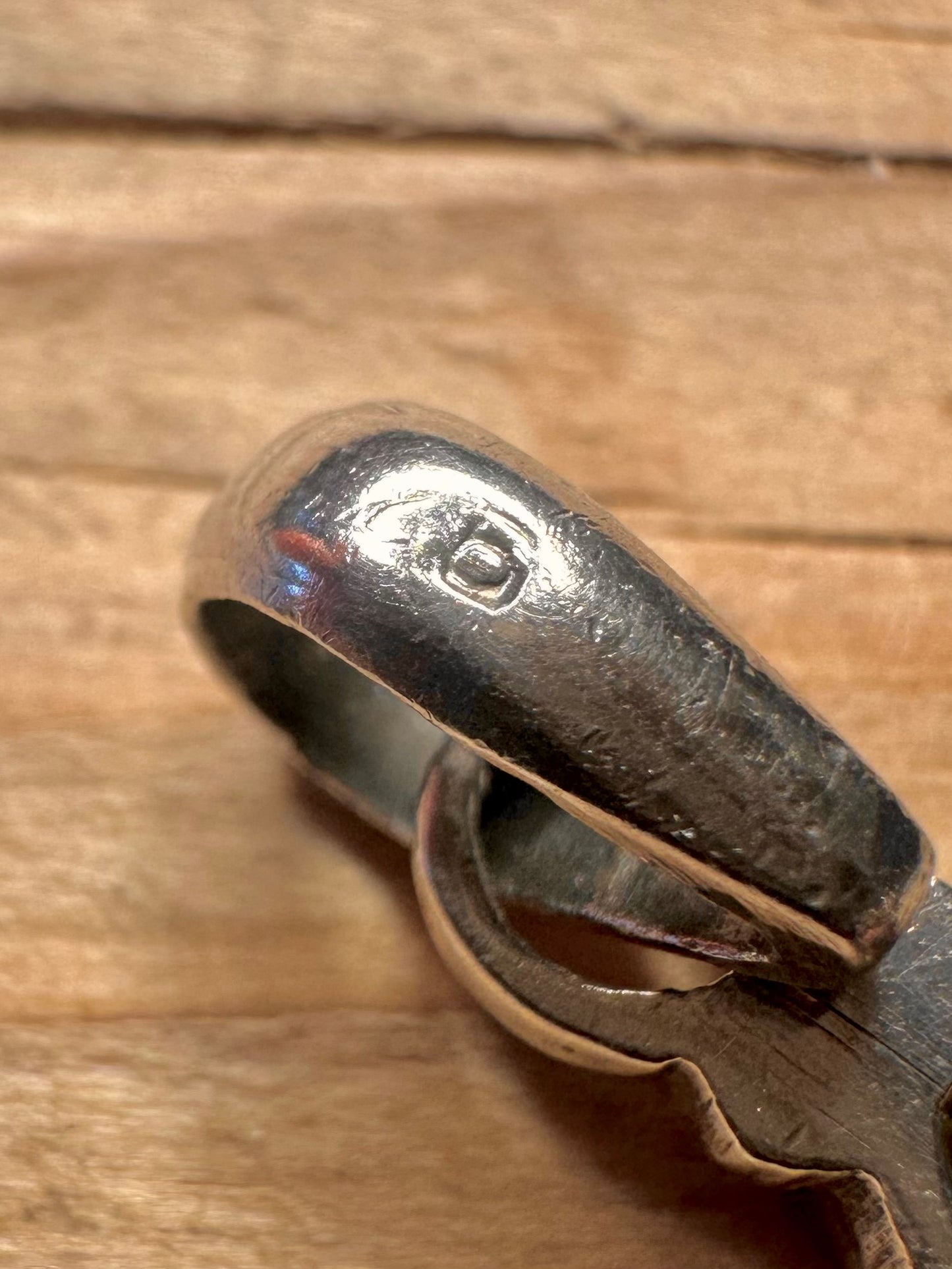 Vintage Peridot großes Kreuz 925 Sterlingsilber-Anhänger