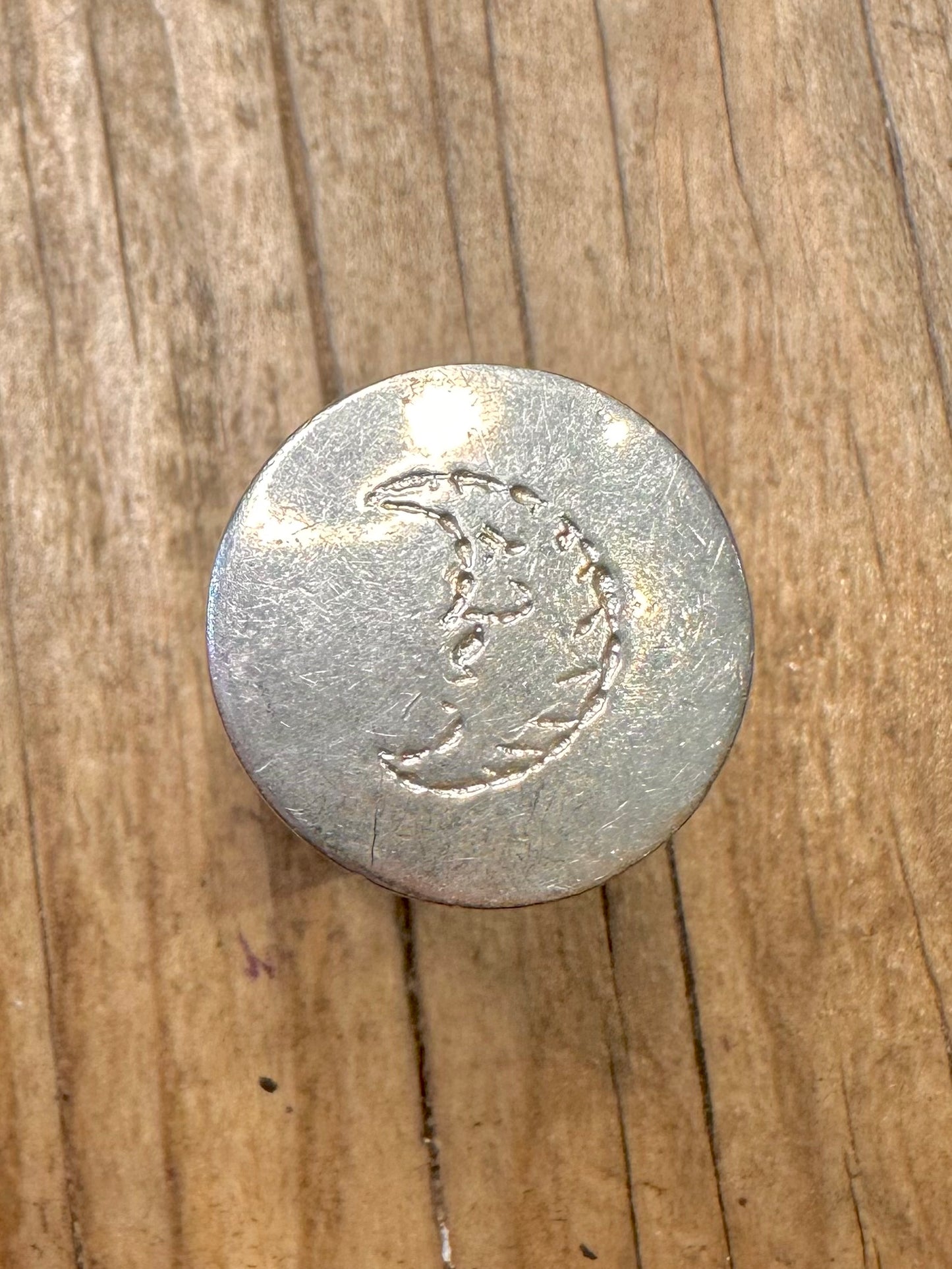 Modern Cylinder Engraved Sun Star and Moon Box 925 Sterling Silver Collectable