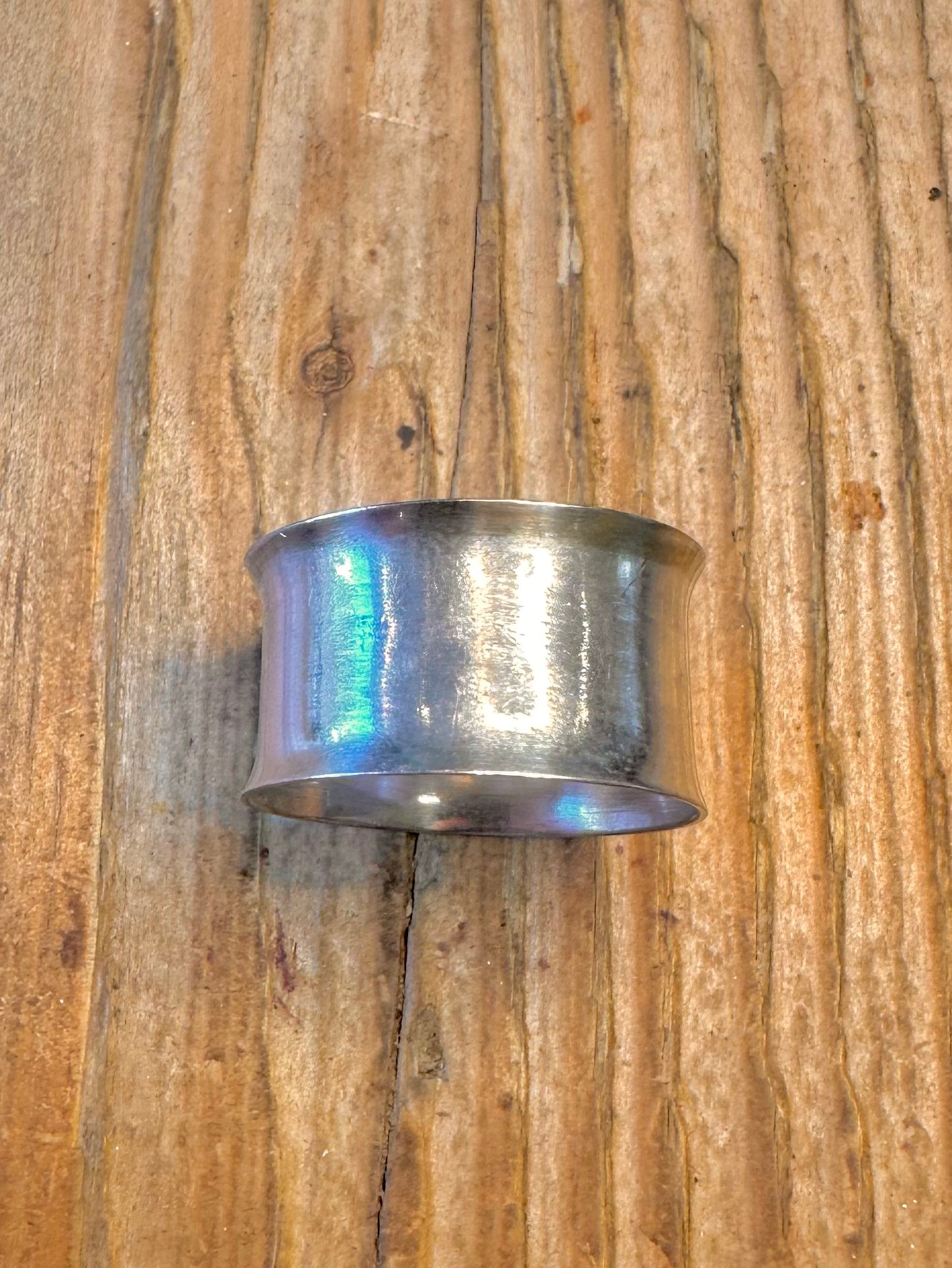 Wide Band 925 Sterling Silver Size X Ring