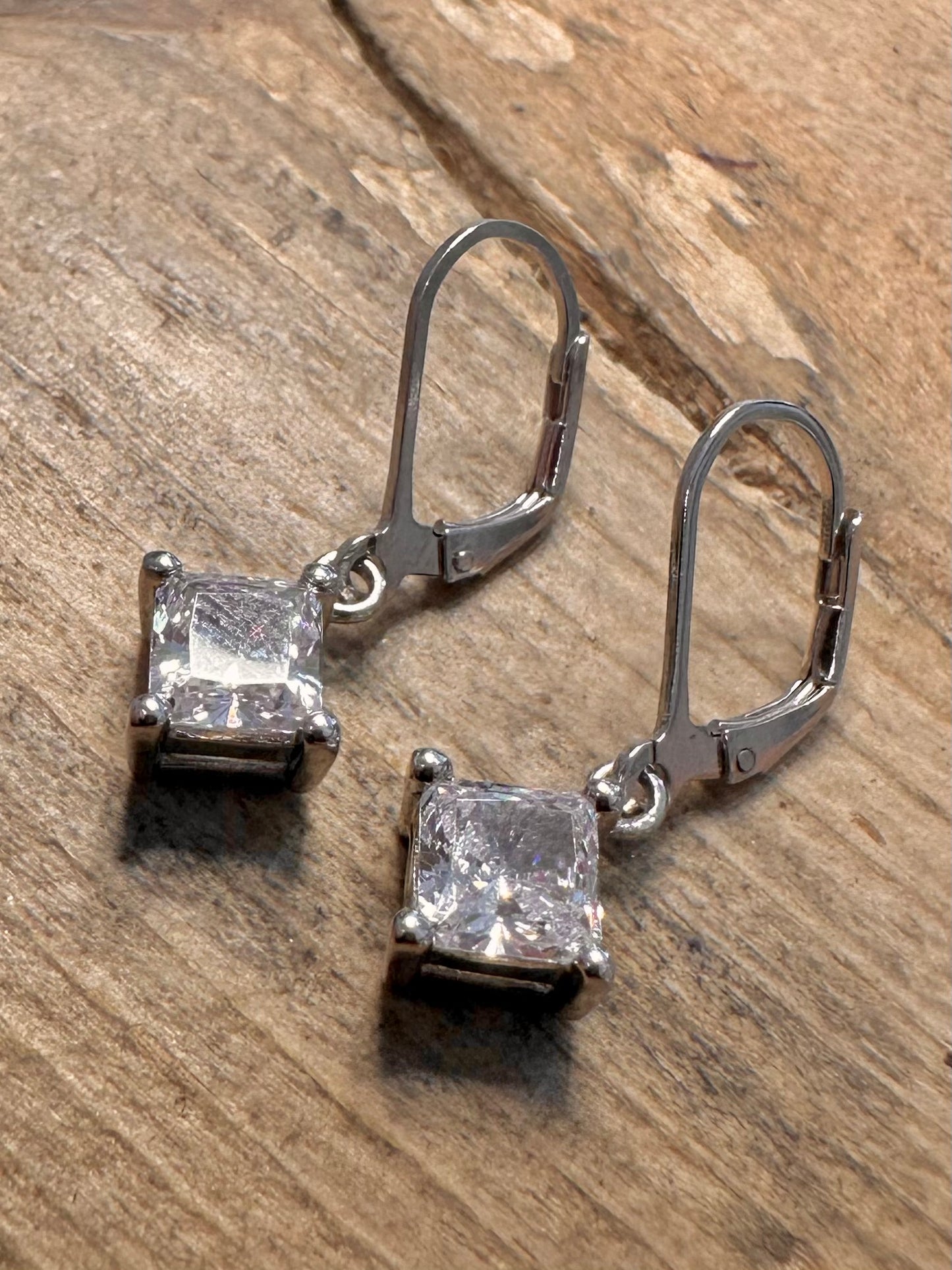 Modern DQCZ Stone 925 Silver Earrings