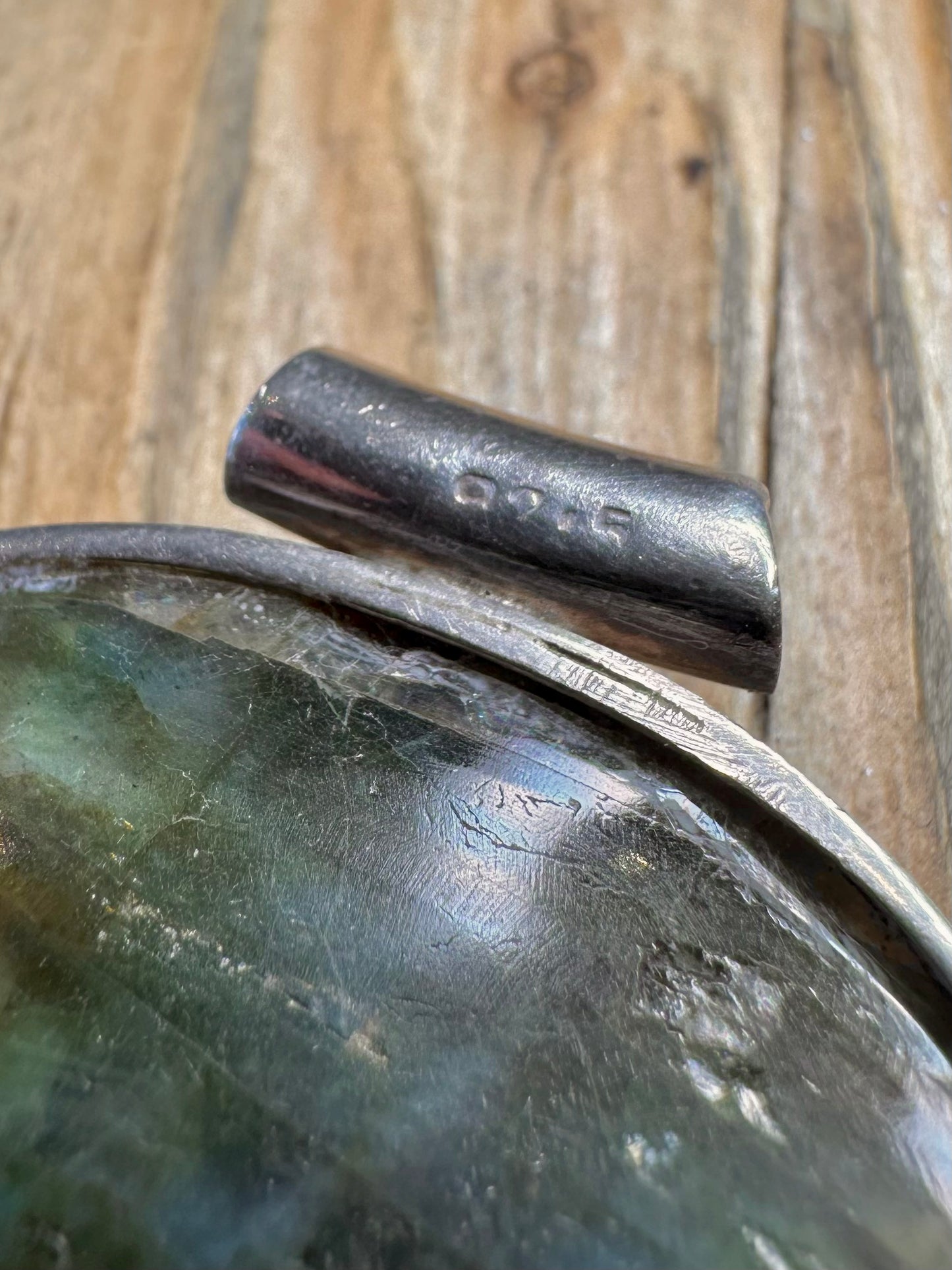 Oval Labradorite 925 Sterling Silver Pendant