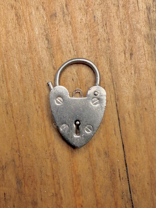 Georg Jensen Ltd Heart Padlock 925 Sterling Silver Pendant