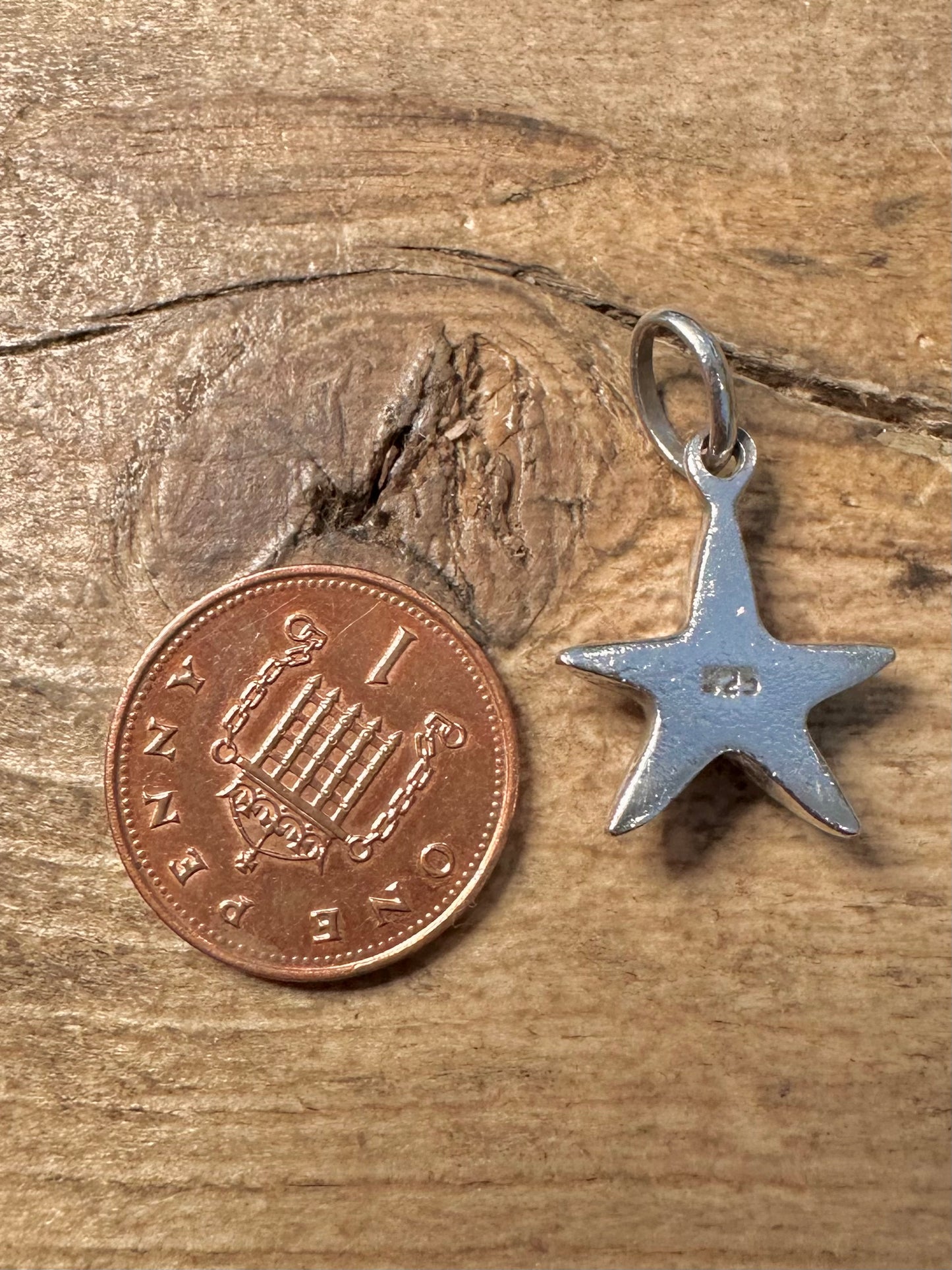 Vintage Star 925 Silver Pendant