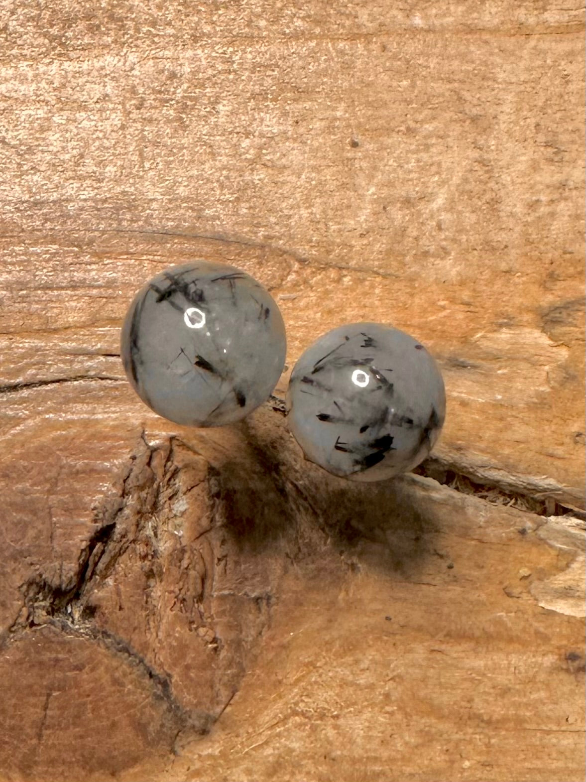Modern Quarts Stud 925 Silver Earrings
