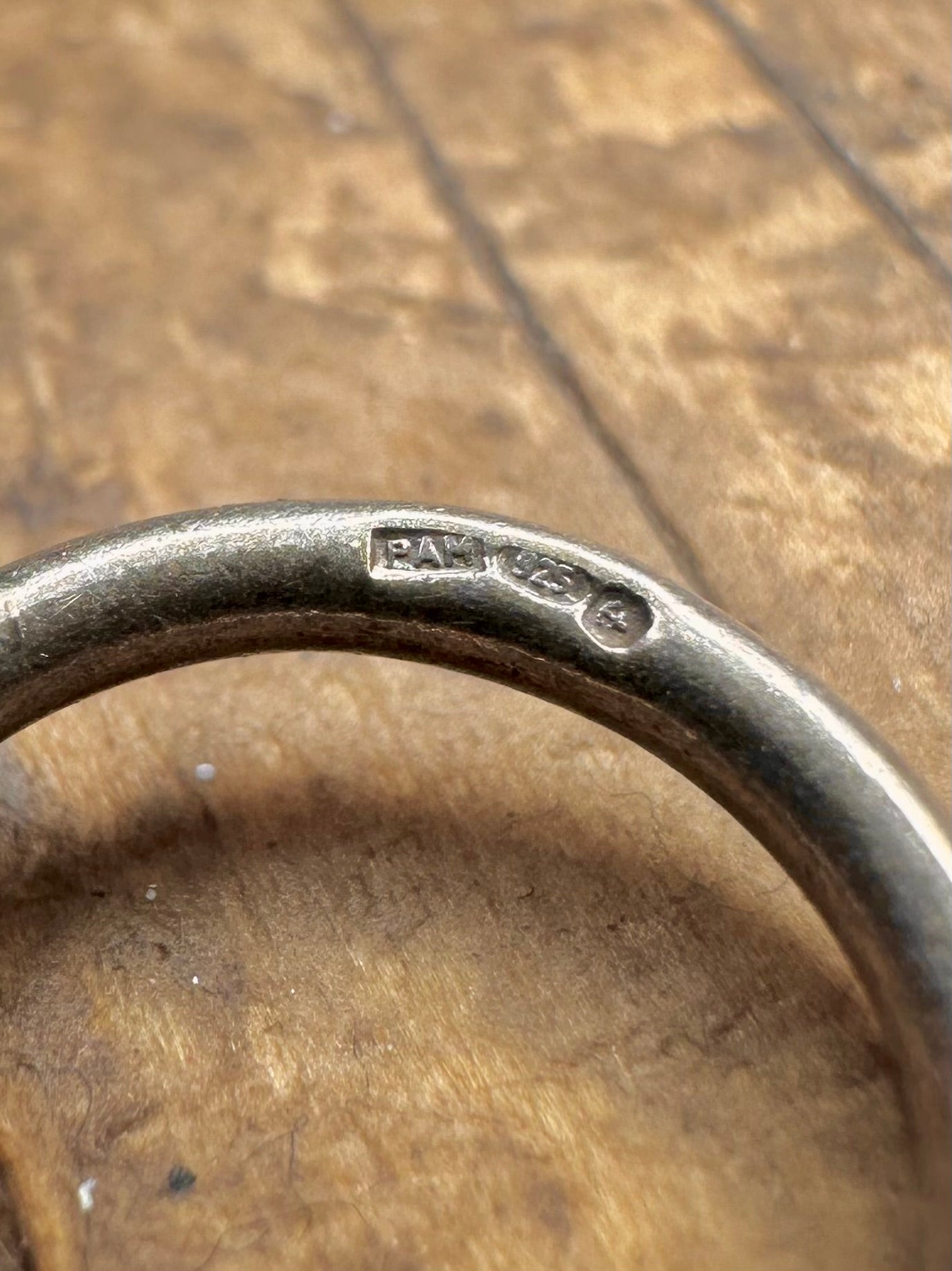Perlmutt-Einlage, ovale Glieder, 925 Sterling Silber, 19,8 cm Armband