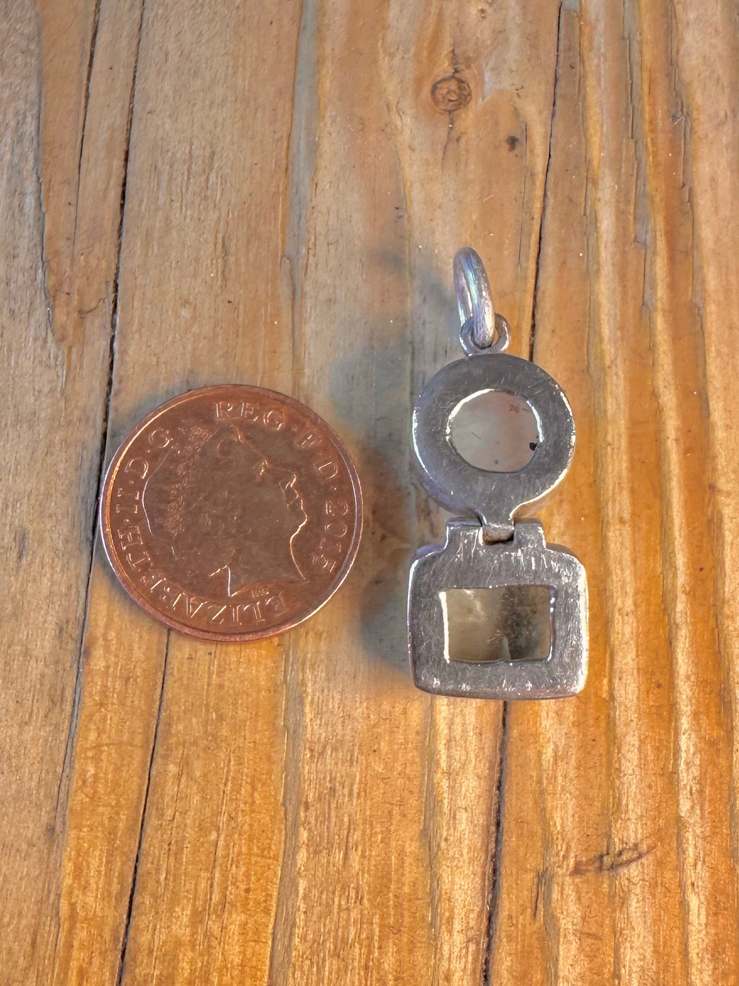 Moonstone and Blue Quarts 925 Sterling Silver Pendant