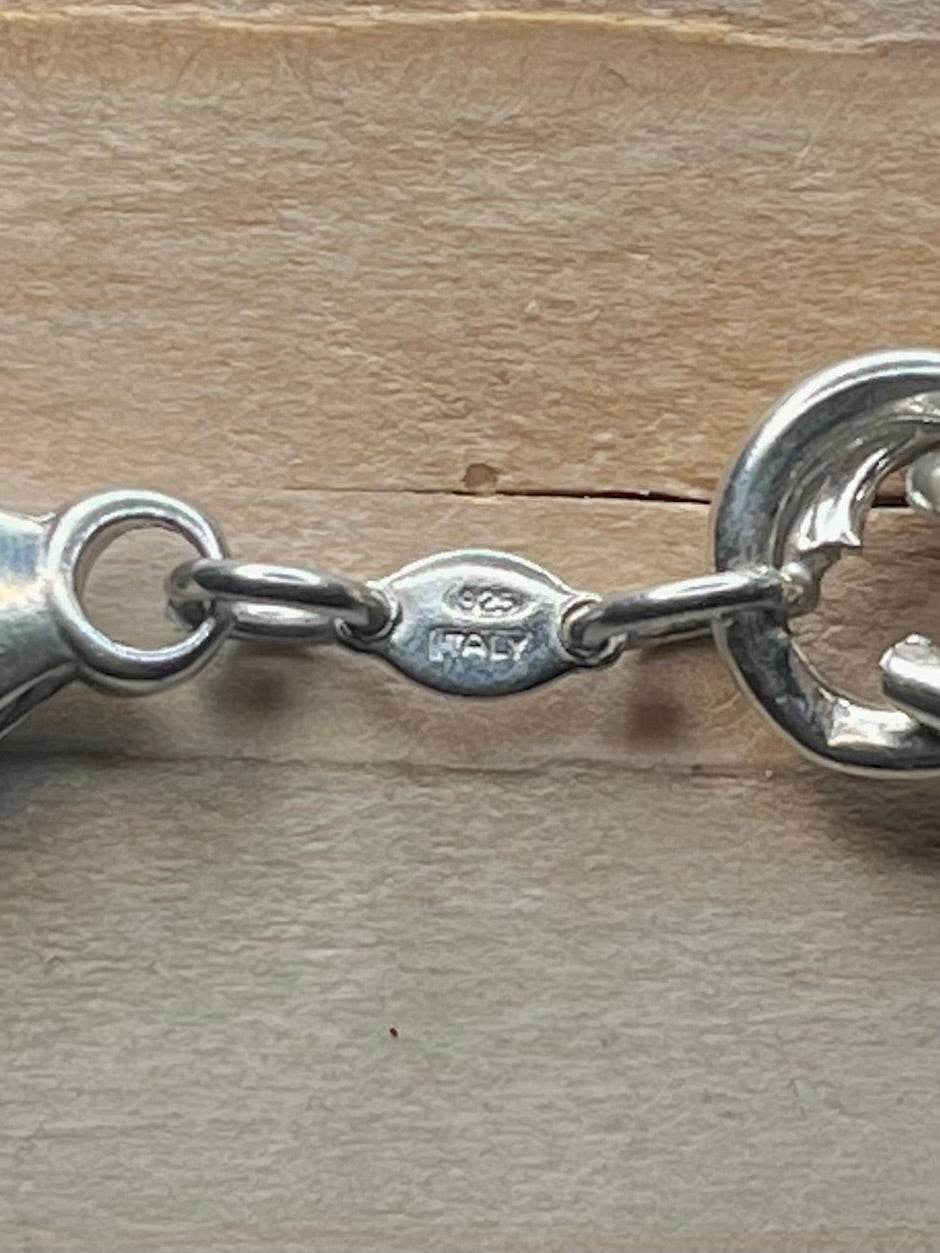 Chunky Twisted Rope Chain 925 ITALY Sterling Silver 16.5 inch Necklace