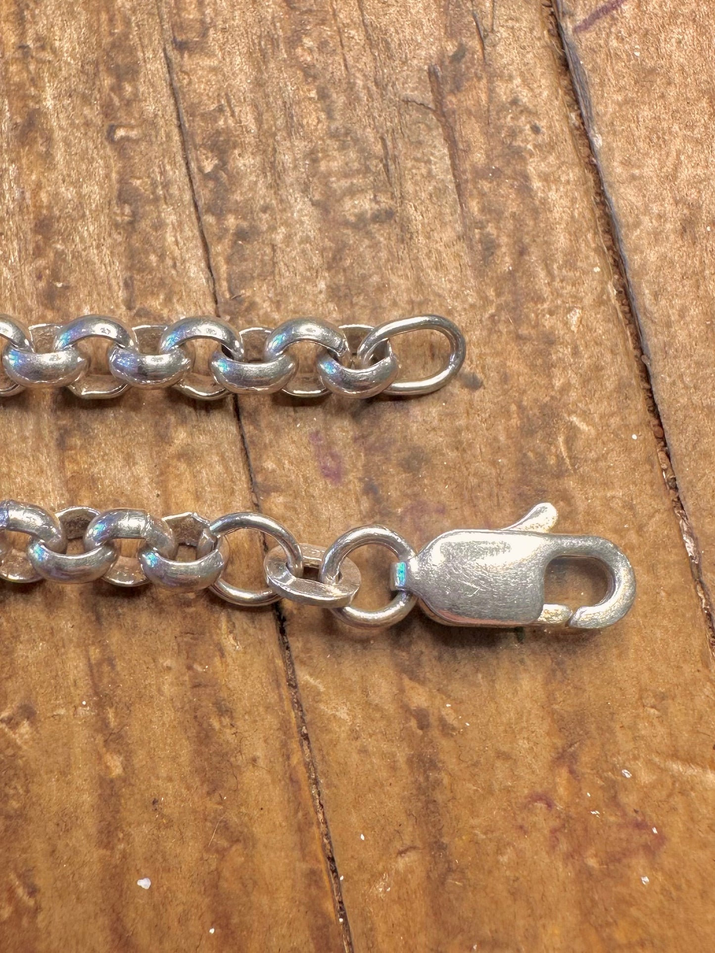 Belcher Chain 925 Sterling Silver 19.8 inch Necklace