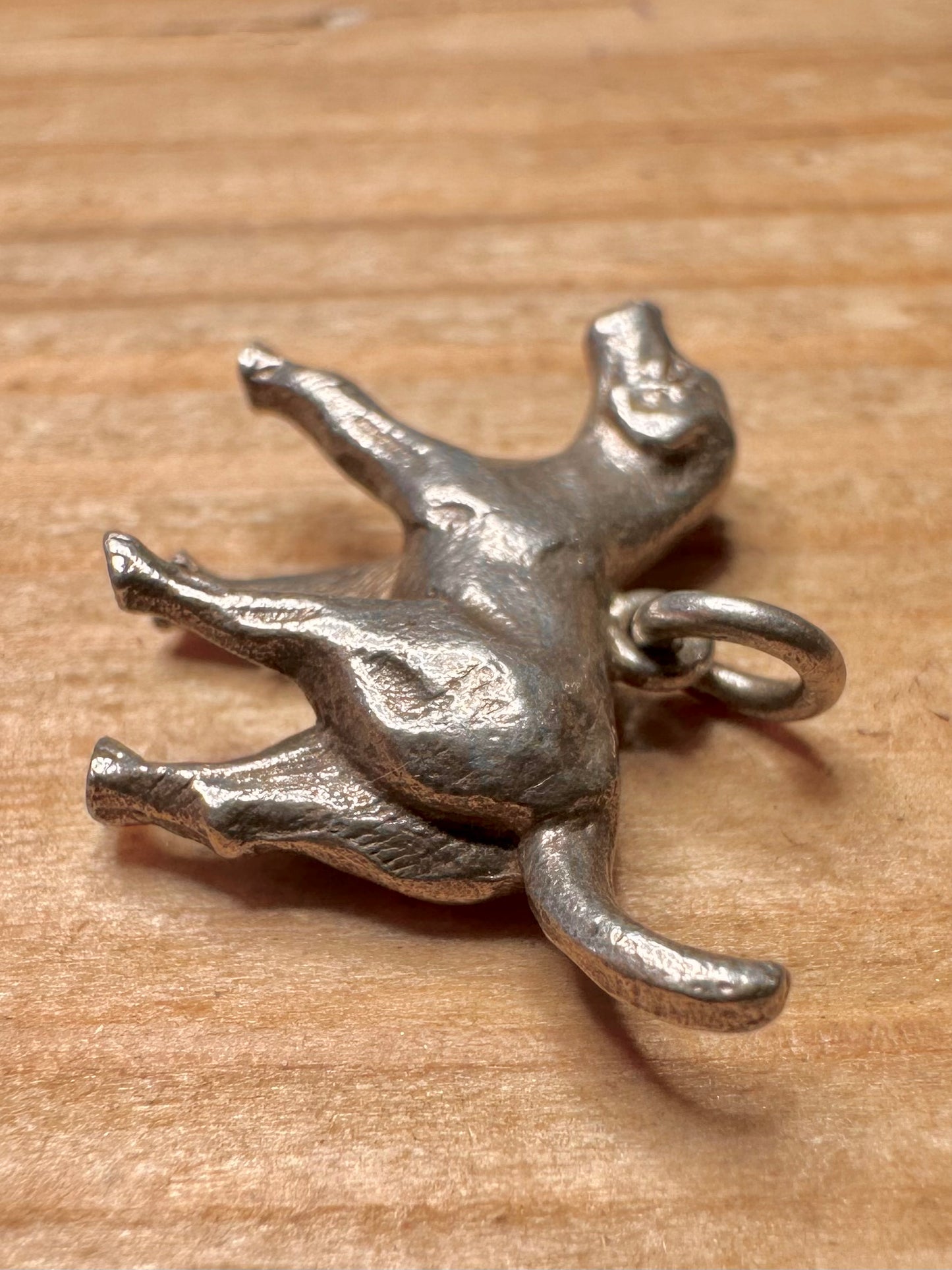 Vintage Hund 925 Sterling Silber Anhänger