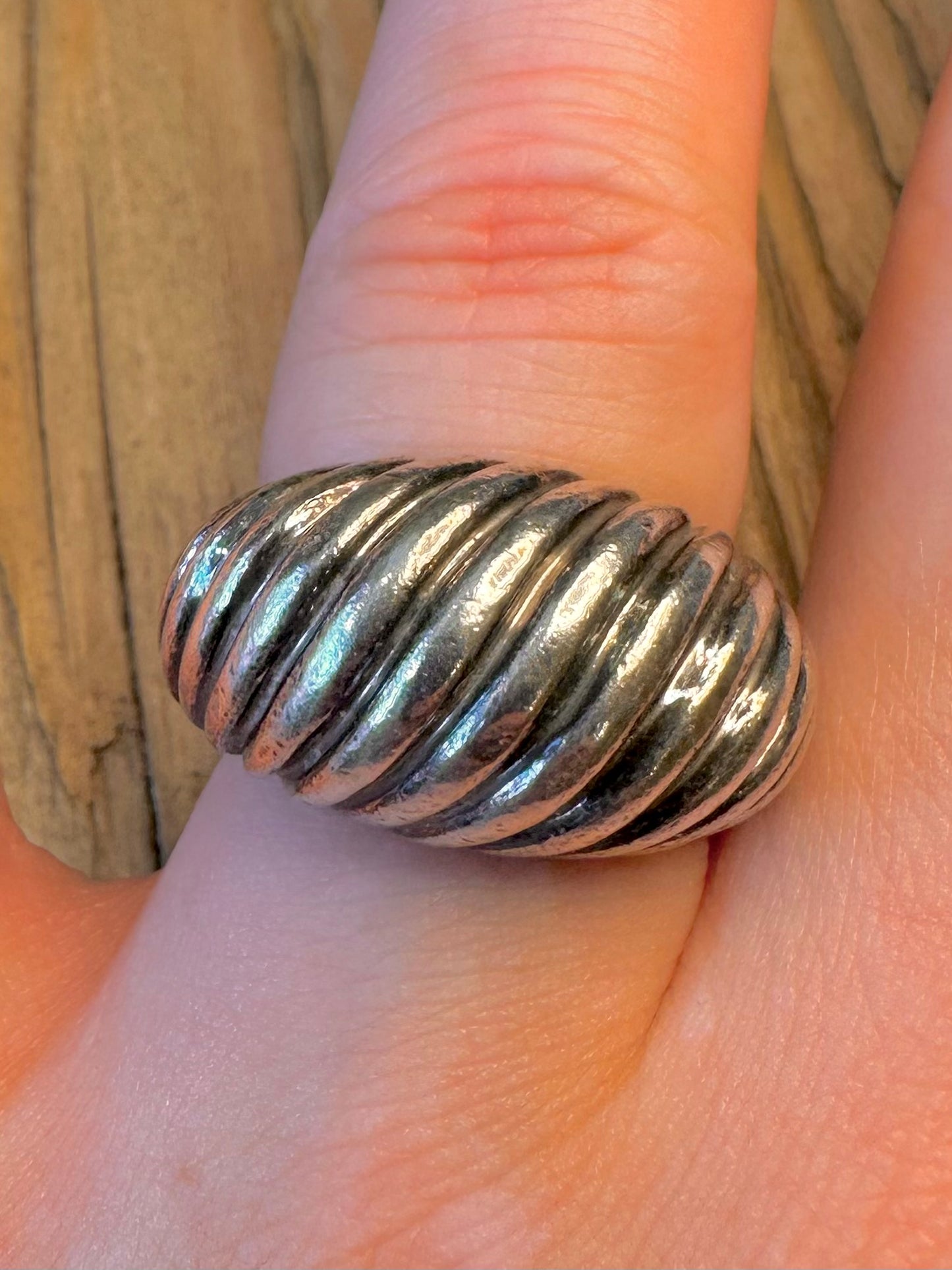 Modernist Croissant Style Kit Heath 925 Sterling Silver Size O Ring