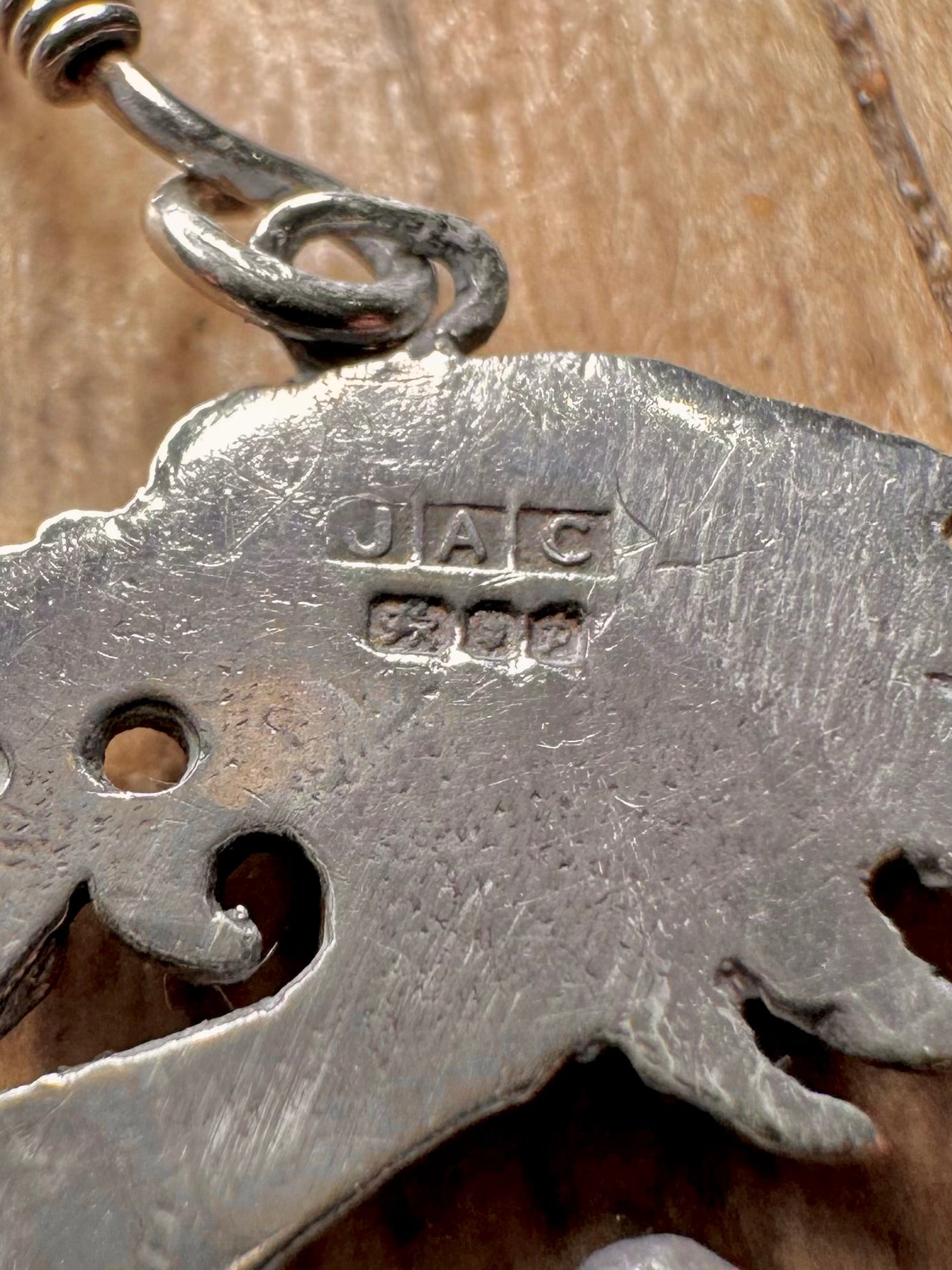 Vintage 1989 Dragon 925 Sterling Silver Earrings