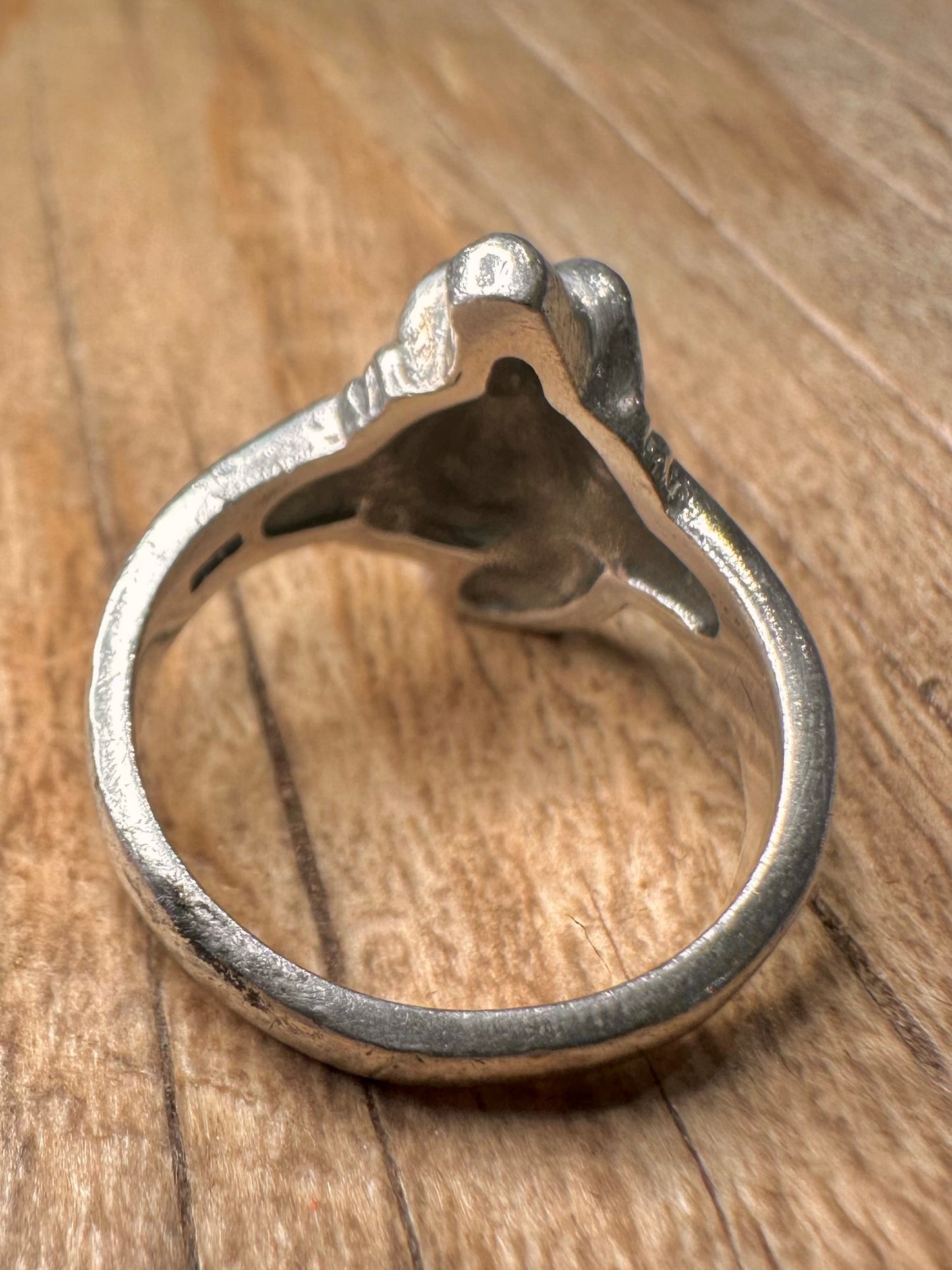 Vintage Wizard 925 Sterling Silver Size L Ring