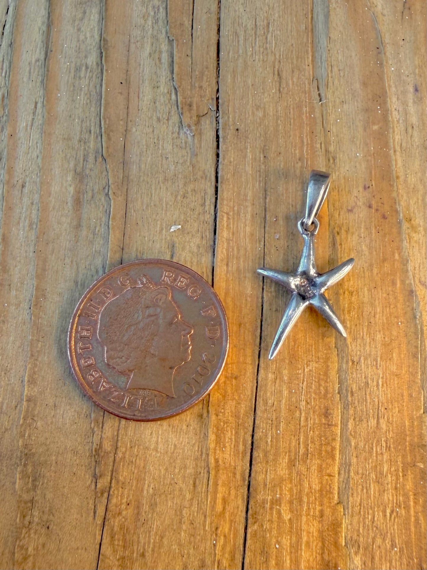 Star Fish 925 Sterling Silver Pendant