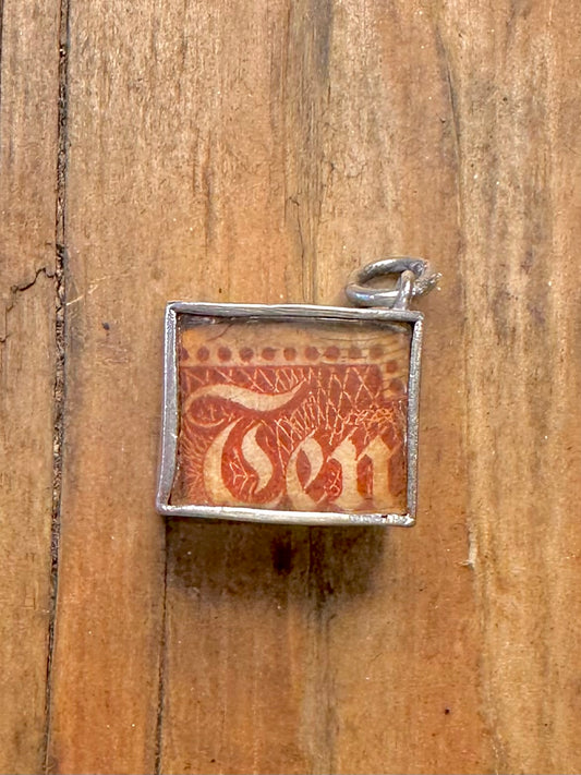 Ten Shilling Note Break in Emergency 925 Sterling Silver Charm Pendant