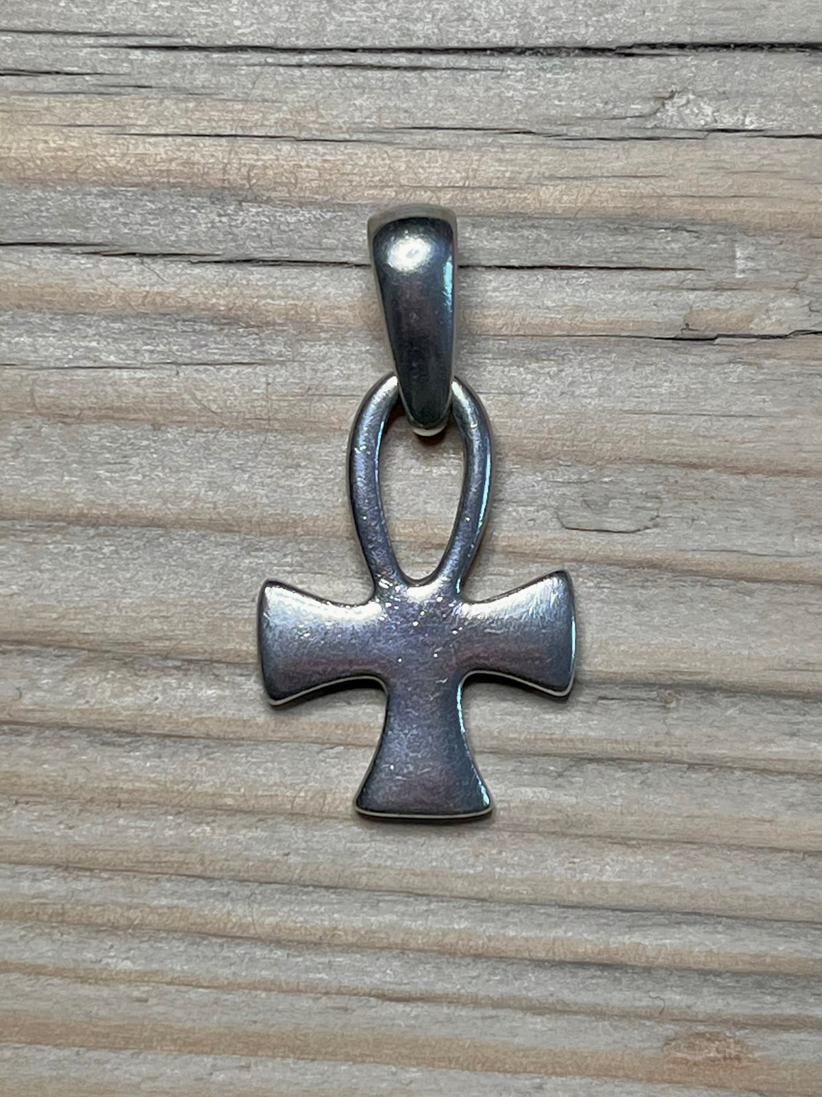 Chunky Ankh 925 Sterling Silver Pendant