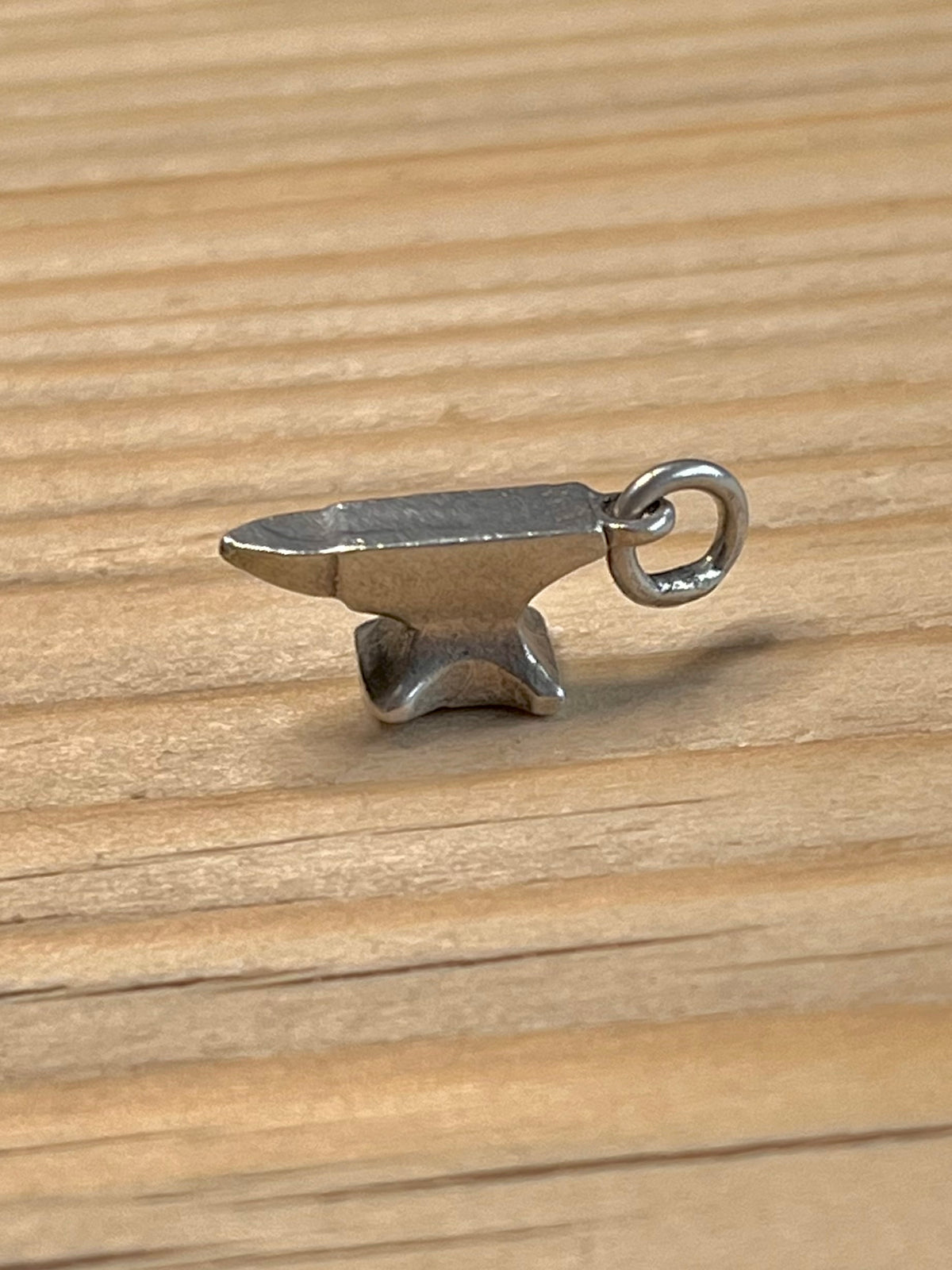 Small Anvil 925 Sterling Silver Pendant
