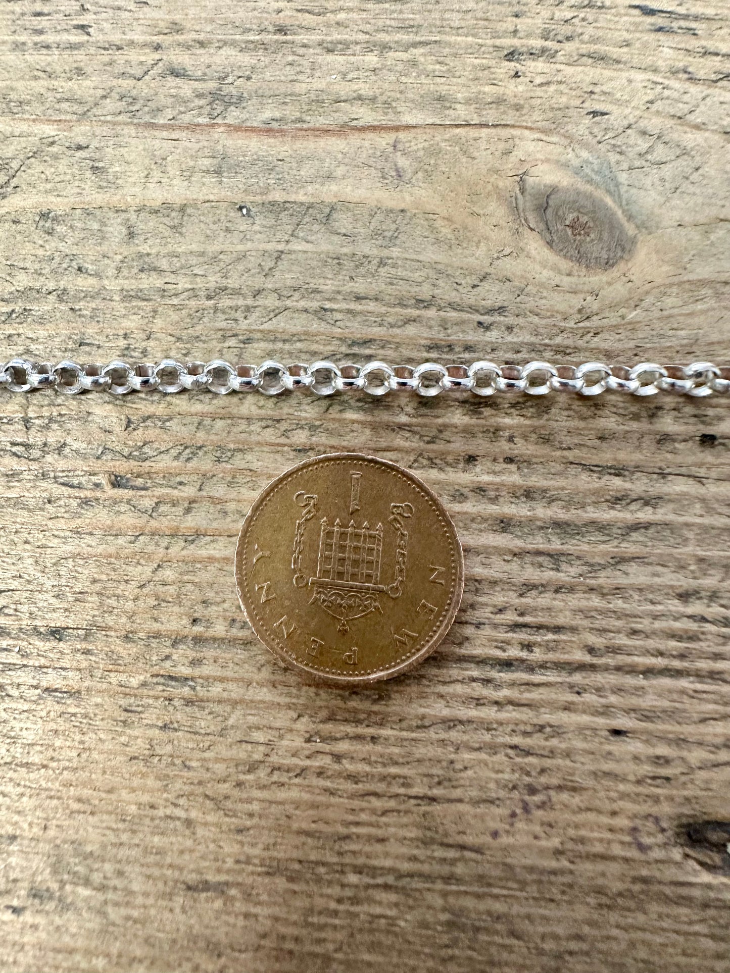 Vintage Belcher 925 Silver 20 inch Necklace