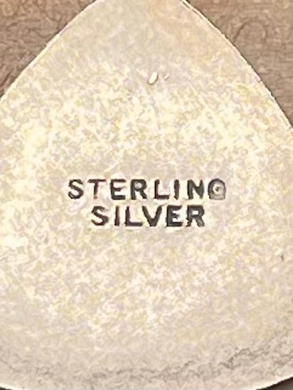 Triangular St Christopher Textured 925 Sterling Silver Pendant