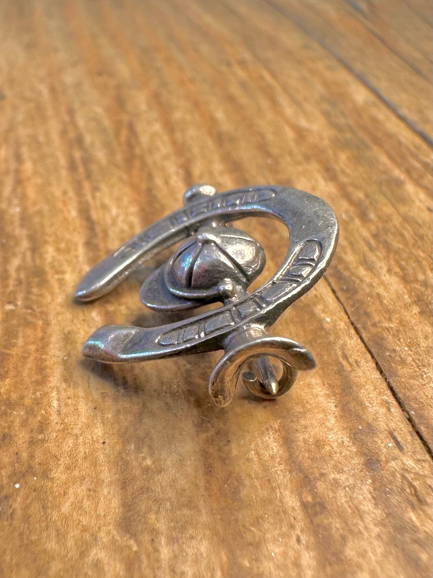 Hufeisenbrosche aus 925er Sterlingsilber