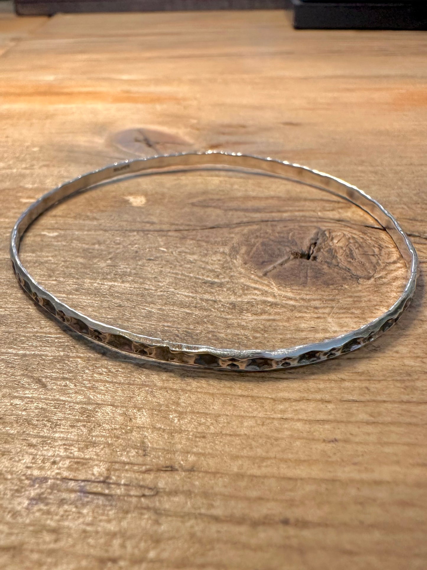 Vintage Boho Style 925 Silver Bangle