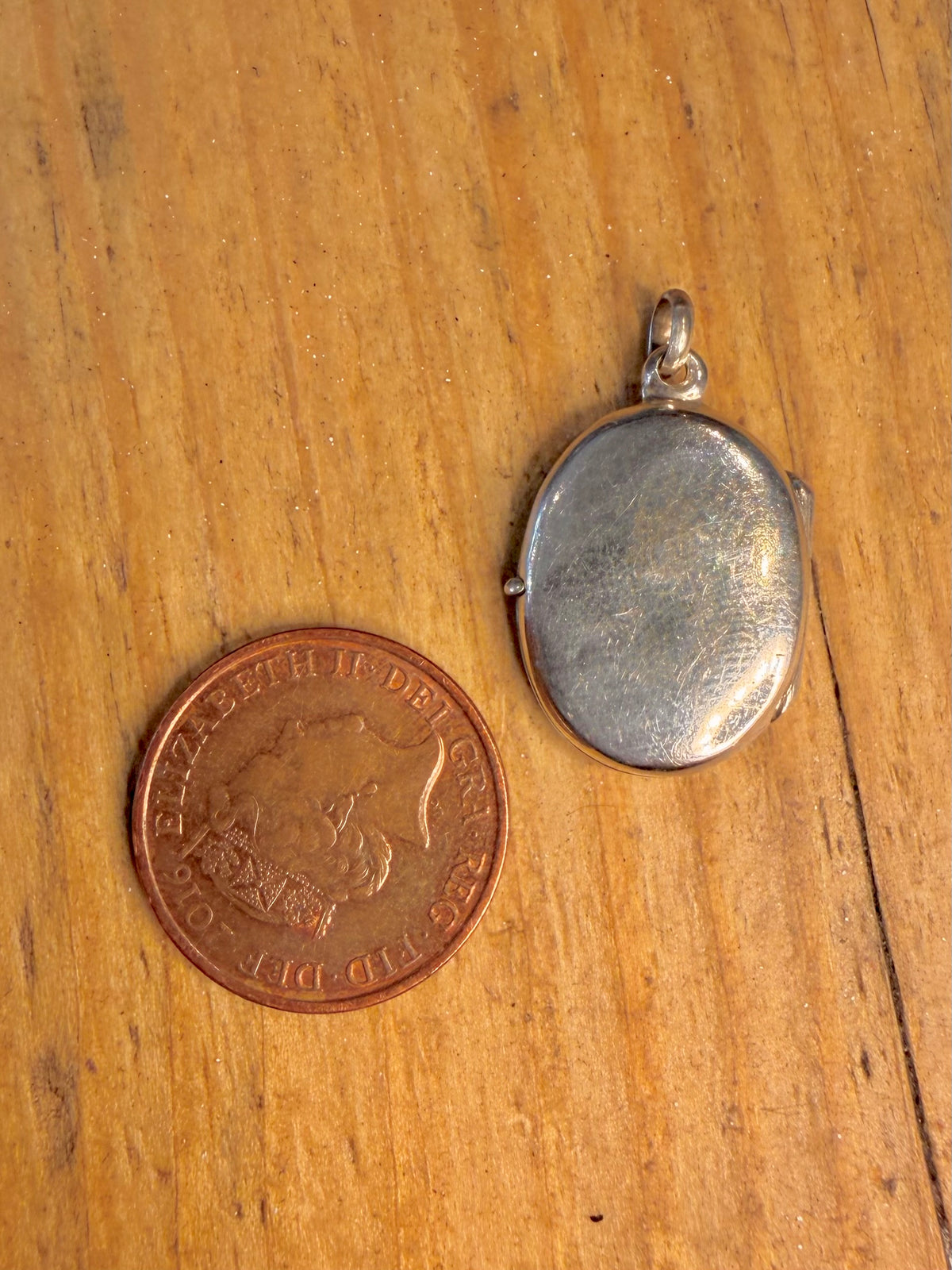 Oval Half Engraved Locket 925 Sterling Silver Pendant