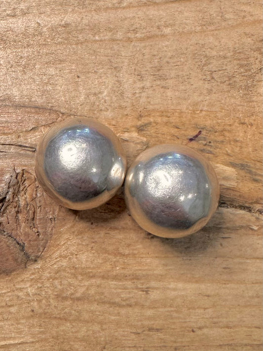 Abstract Modernist Stud 925 Silver Earrings