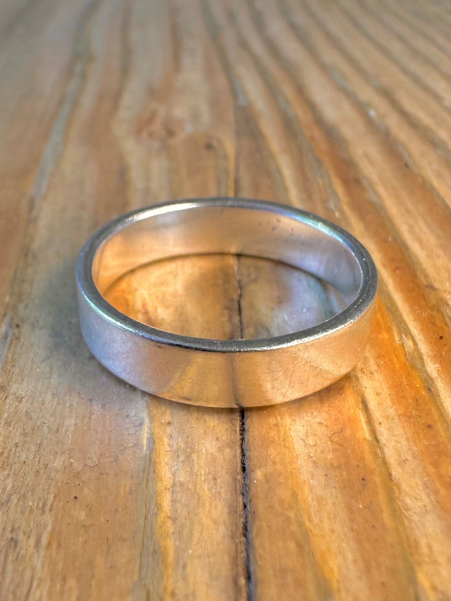 Band 925 Sterling Silver Size Q1/2 Ring