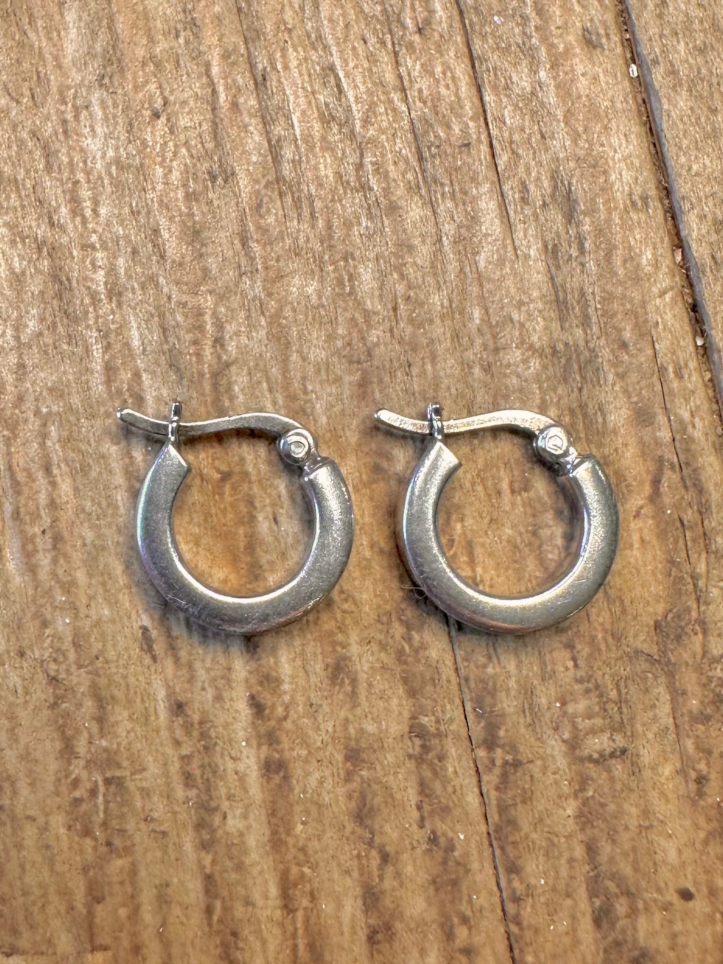 Chunky Sleeper Hoops 925 Sterling Silver Earrings