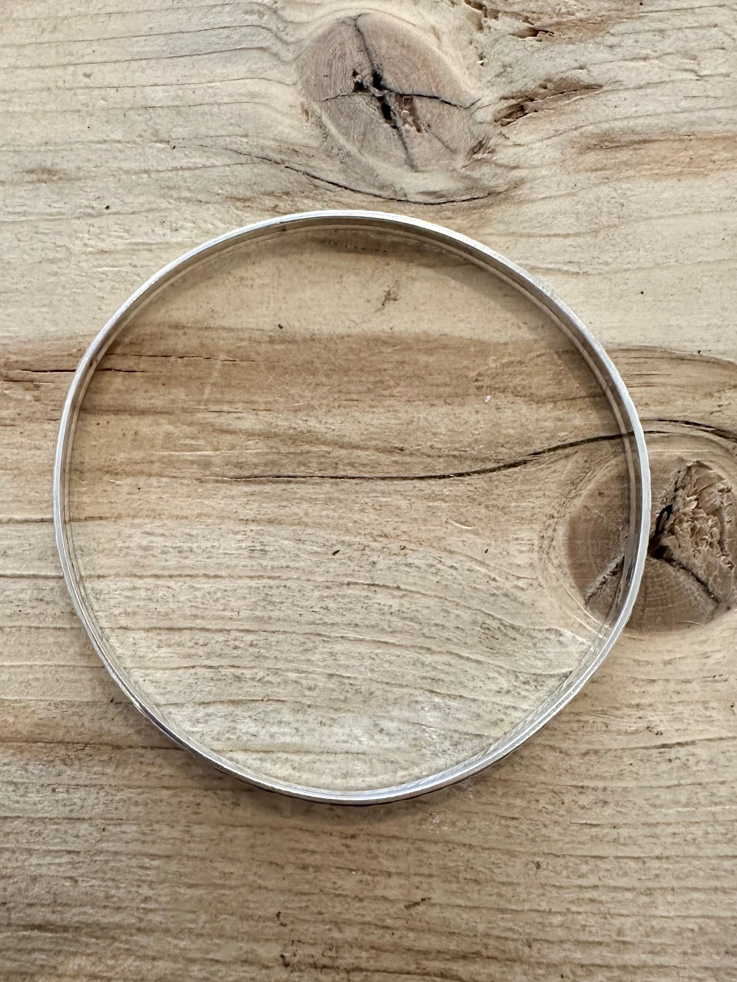 Vintage Engraved Design 925 Silver India Bangle