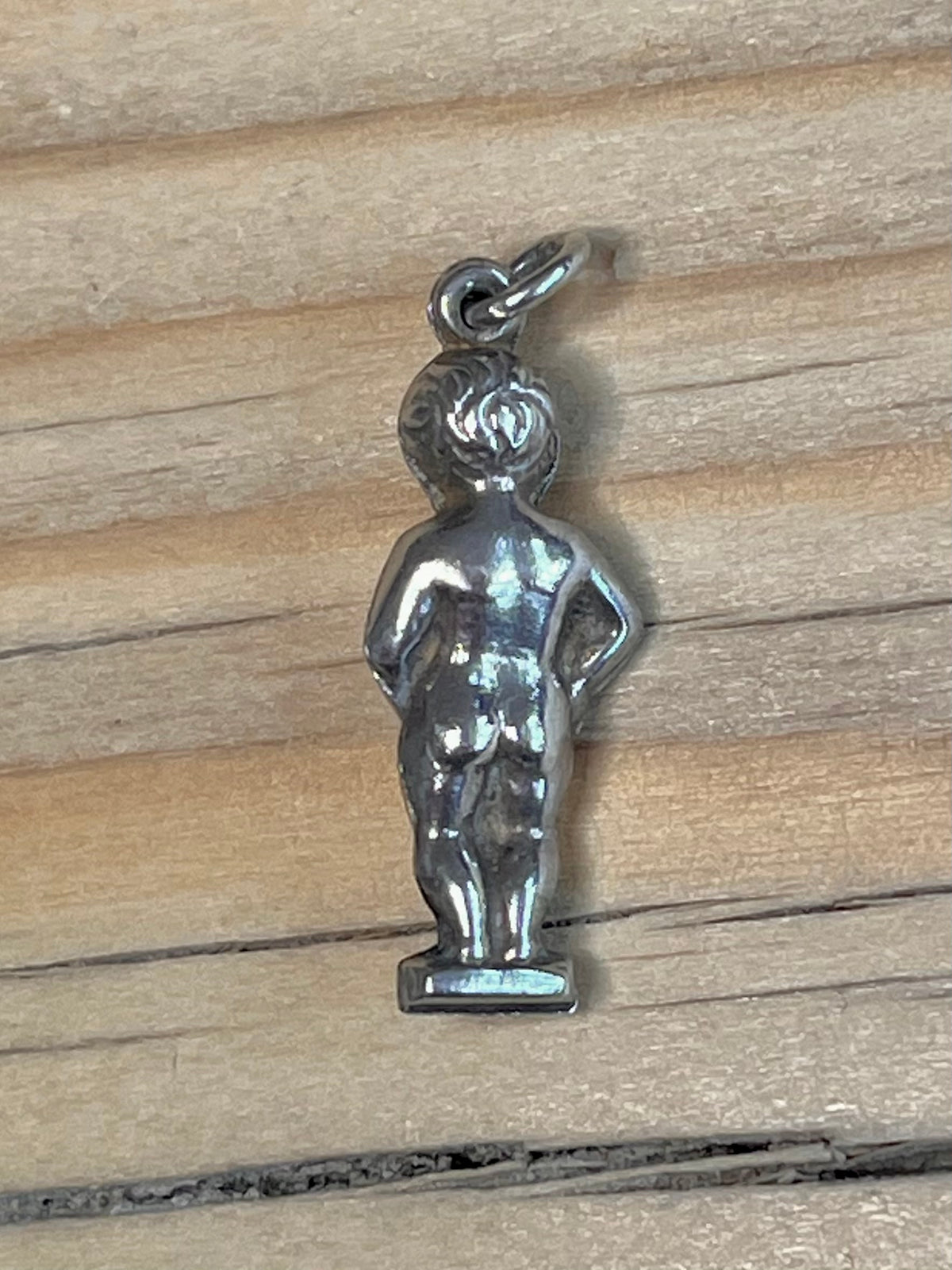 Manneken Pis Statue 925 Sterling Silver Pendant