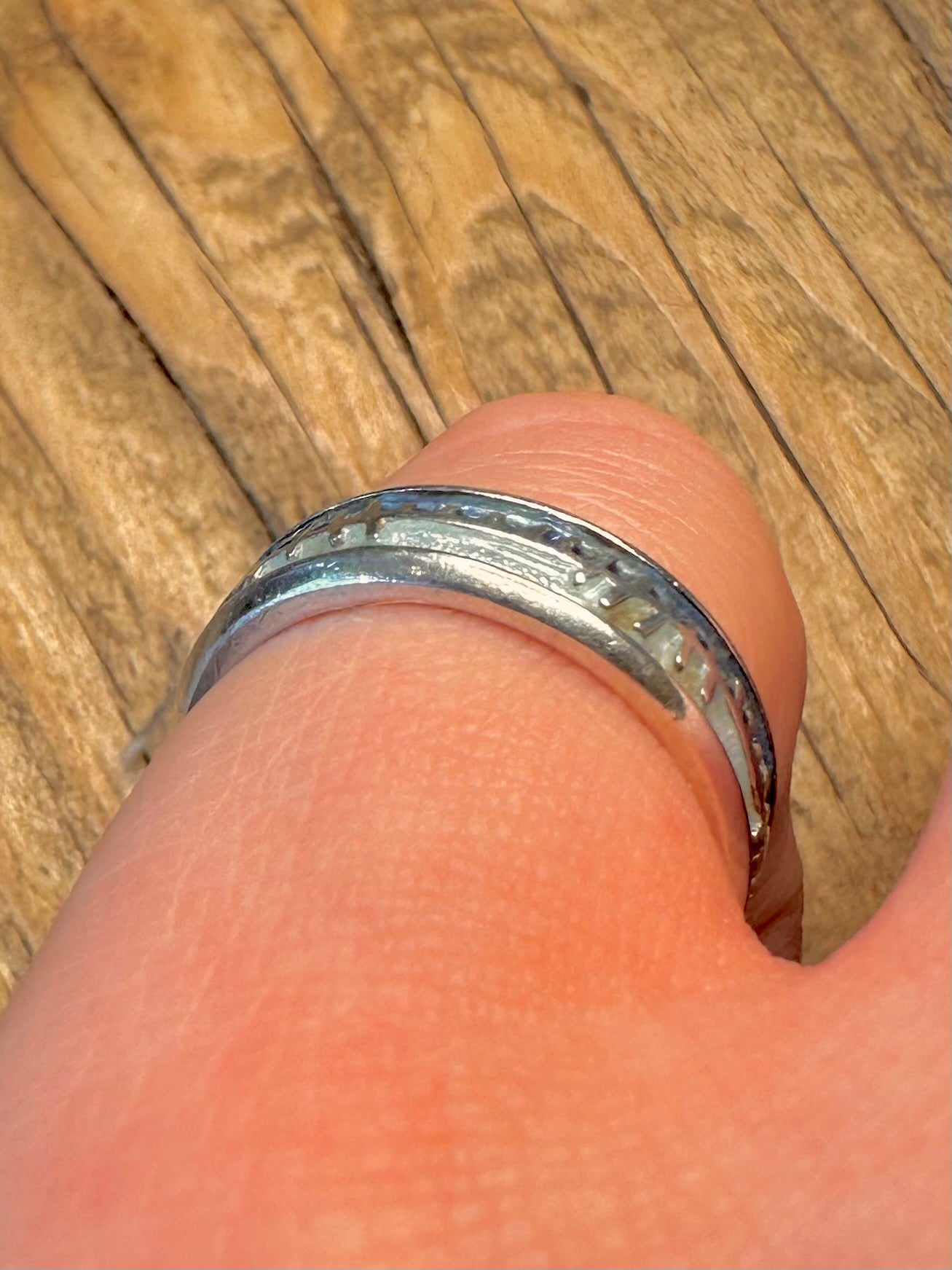 Skyran Twilight Emaille 925 Sterlingsilber Ring Größe M1/2