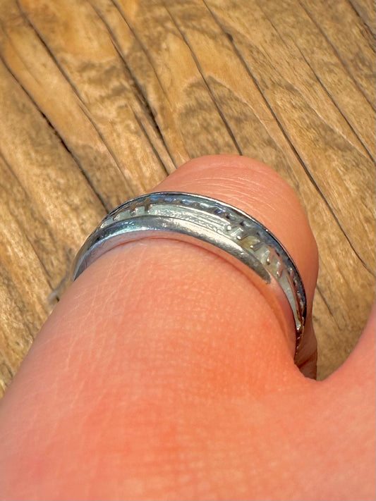 Skyran Twilight Enamel 925 Sterling Silver Size M1/2 Ring