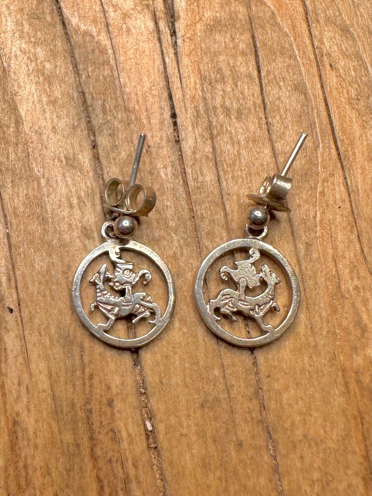 Vintage Maeshowe Dragon Dangle Earrings