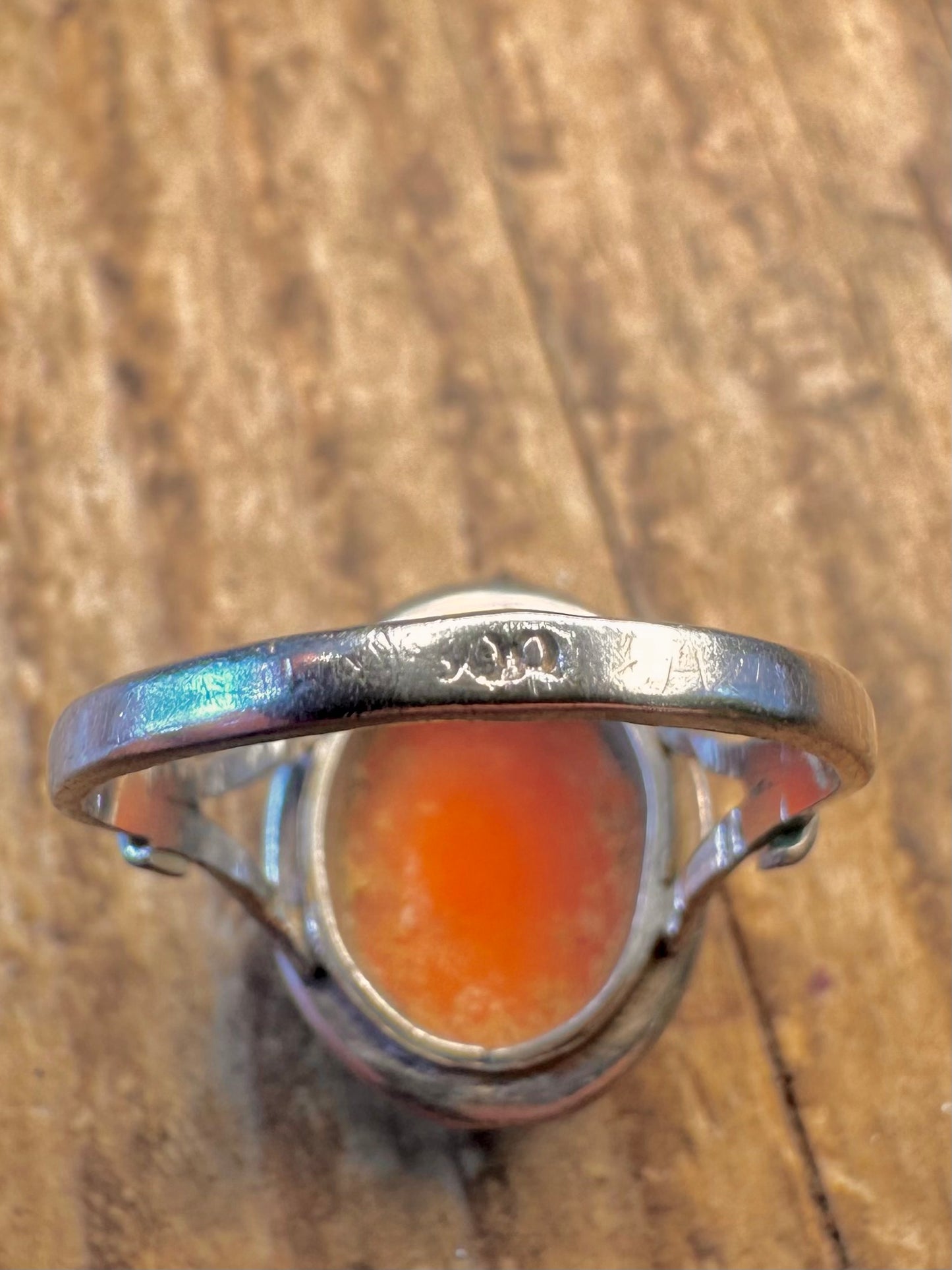 Cameo Oval 800 Silver Size L Ring