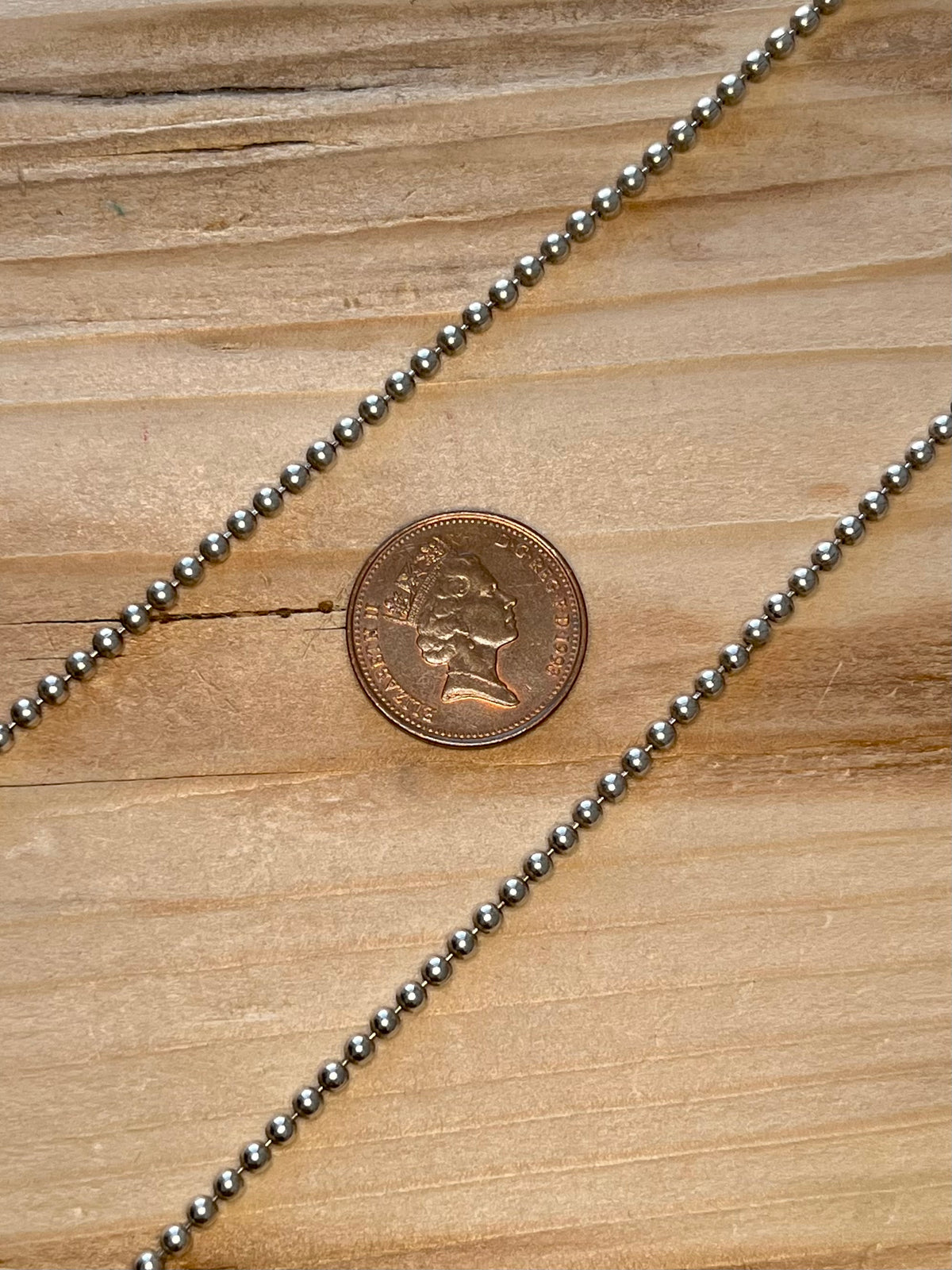 Ball Chain 925 Sterling Silver 18 Inch Necklace