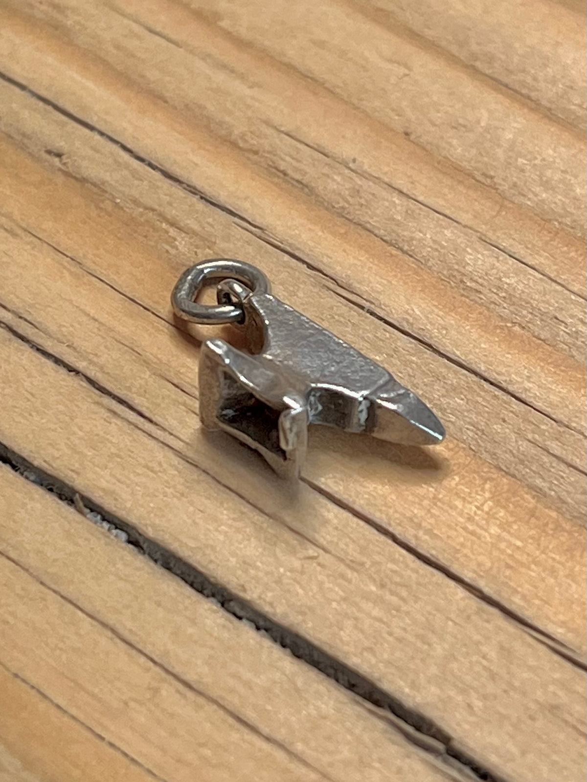 Small Anvil 925 Sterling Silver Pendant