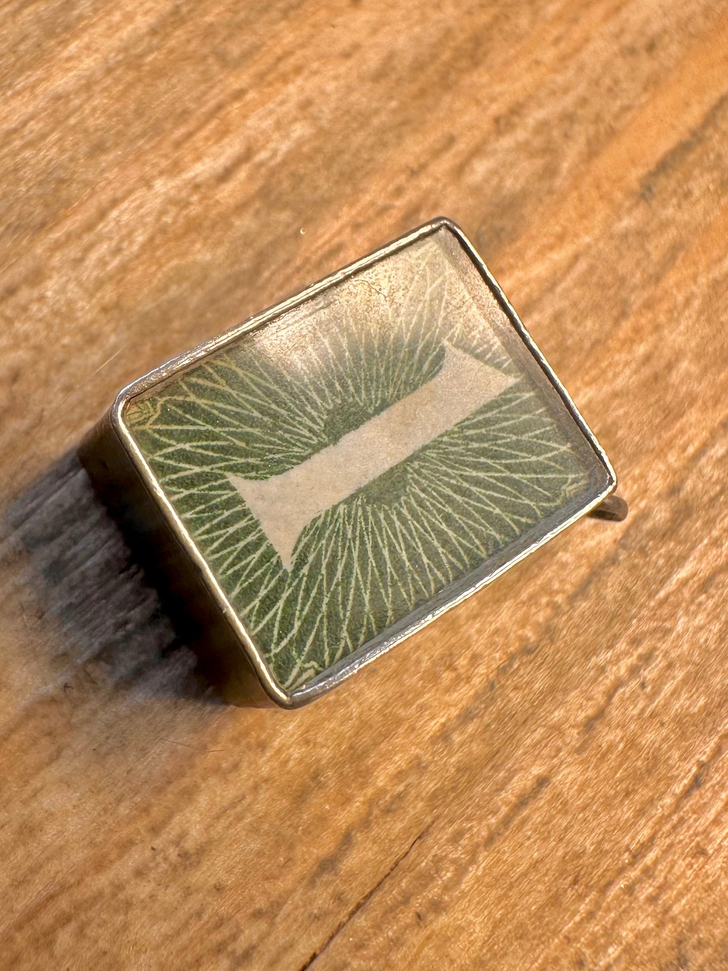 Vintage Pound Note ‘In Emergency Break Glass’ 925 Sterling Silver Charm Pendant