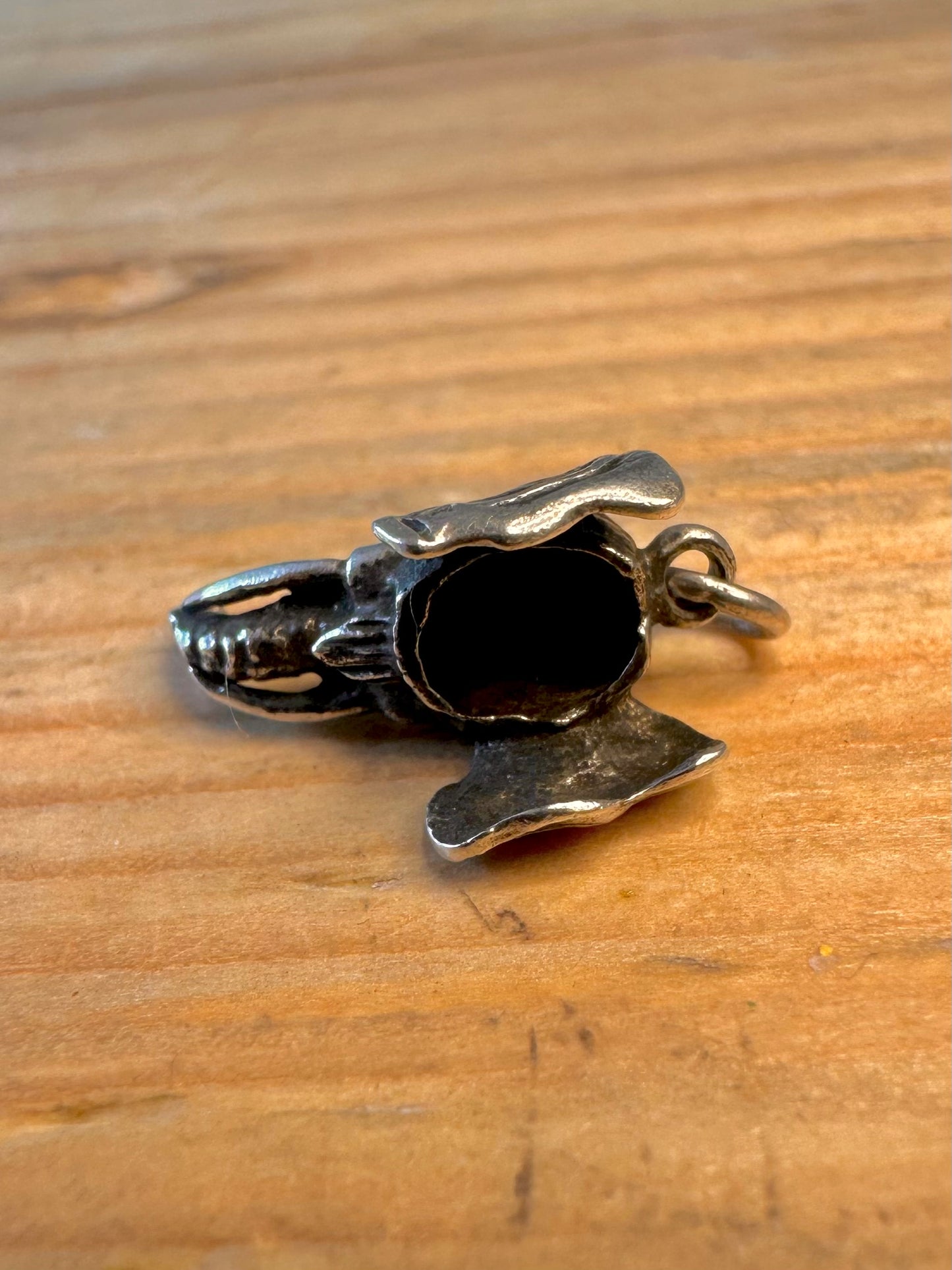 Elephant Head 1970’s 925 Sterling Silver Charm Pendant