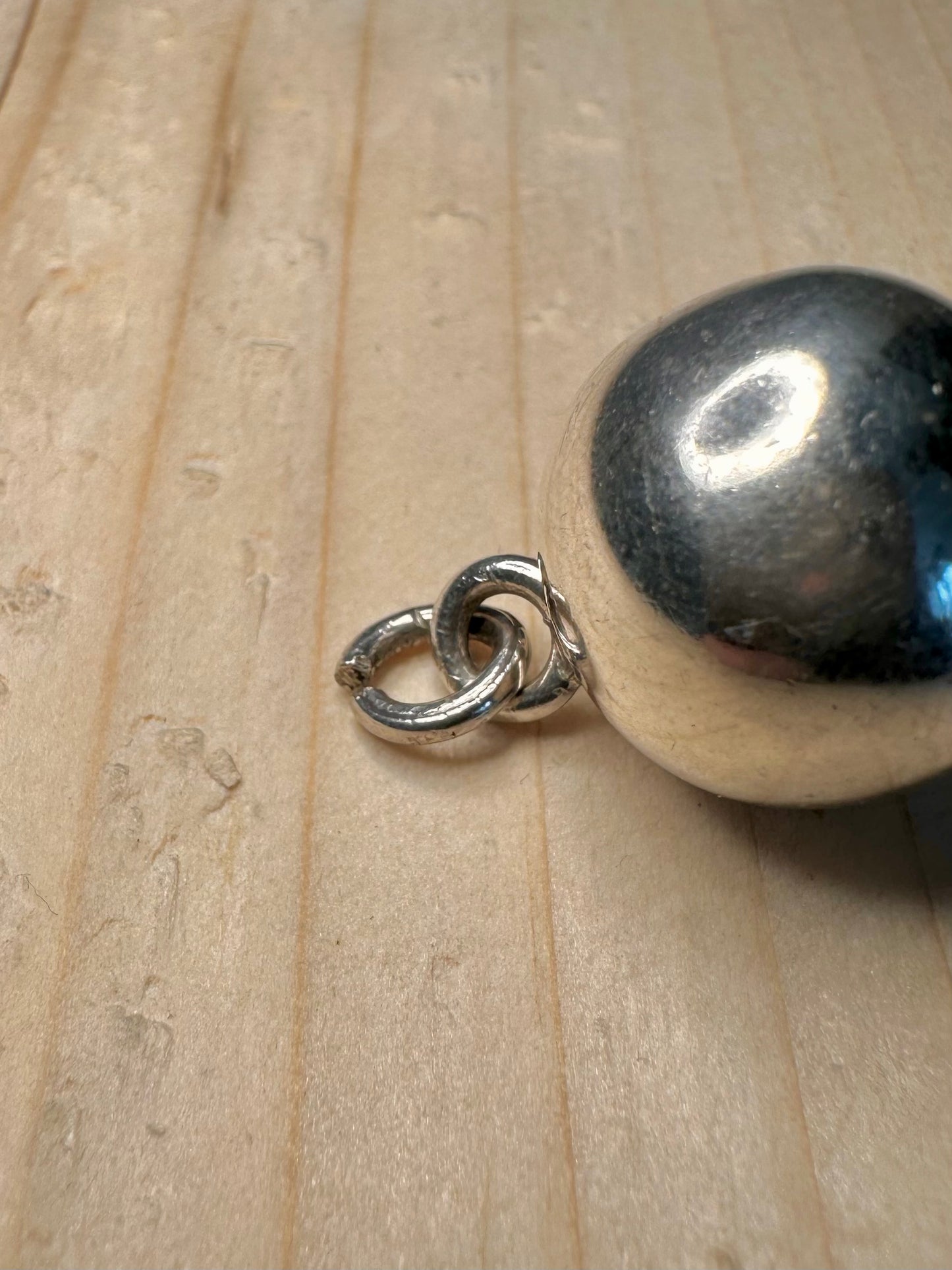 Ball Chime 925 Sterling Silver Pendant
