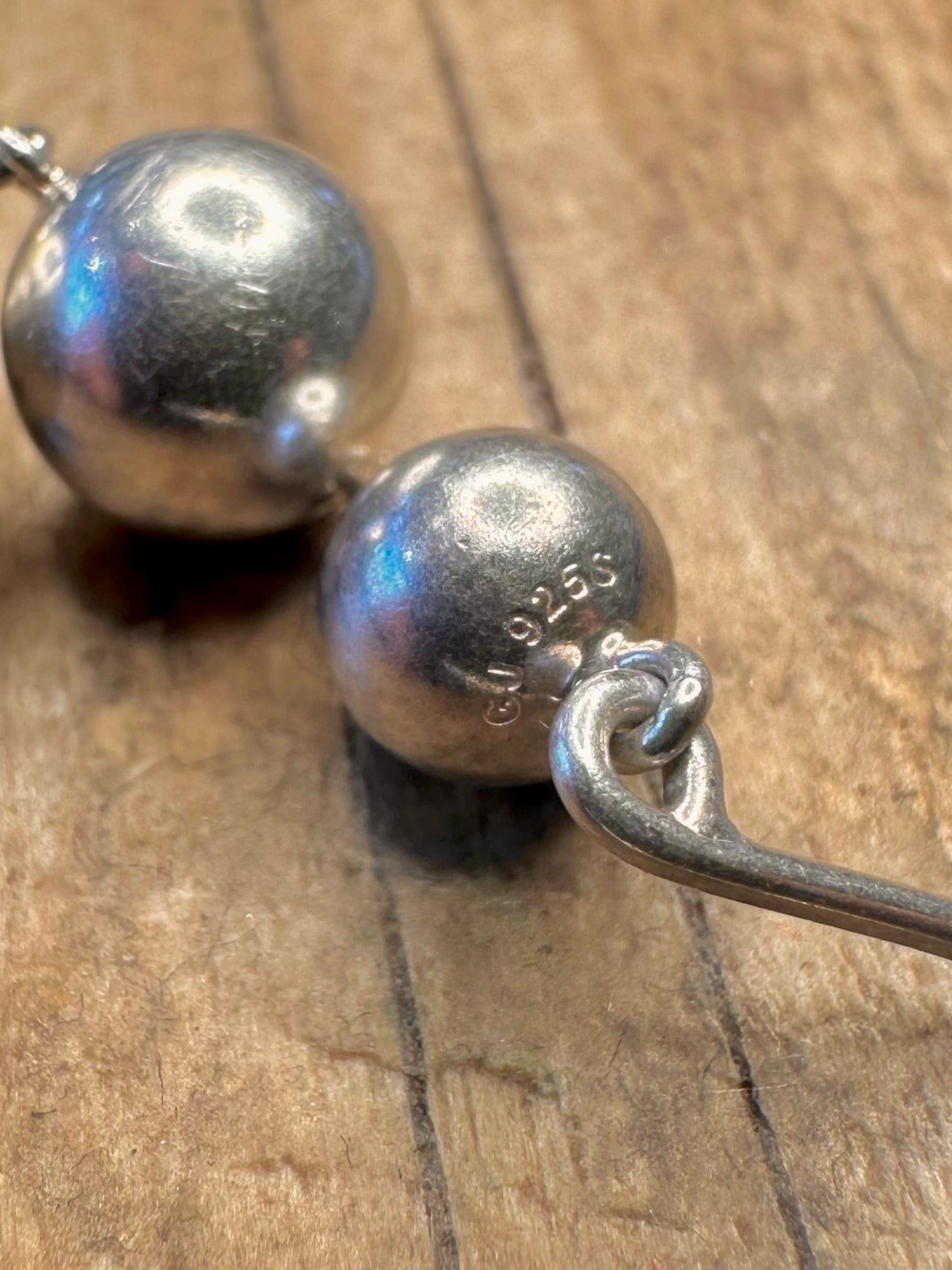 Georg Jensen Dangle 925 Sterling Silver Earrings