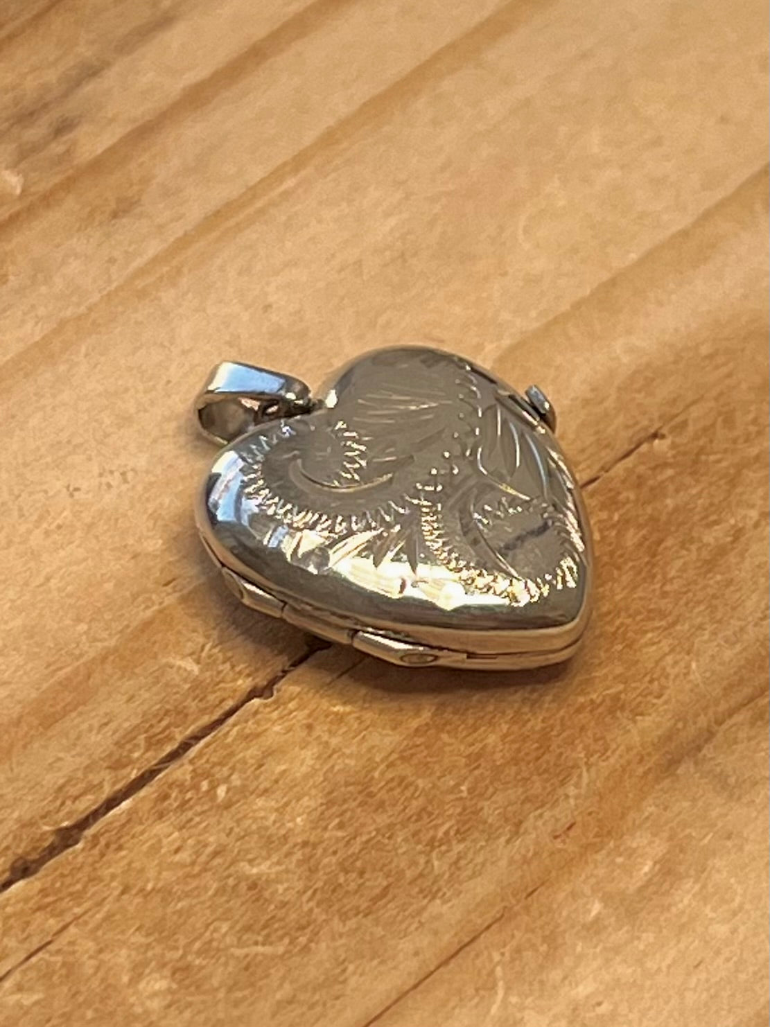 Embellished Heart Locket 925 Sterling Silver Pendant
