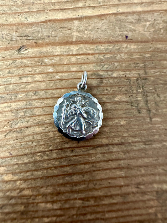 Vintage Georg Jensen St Christopher Pendant