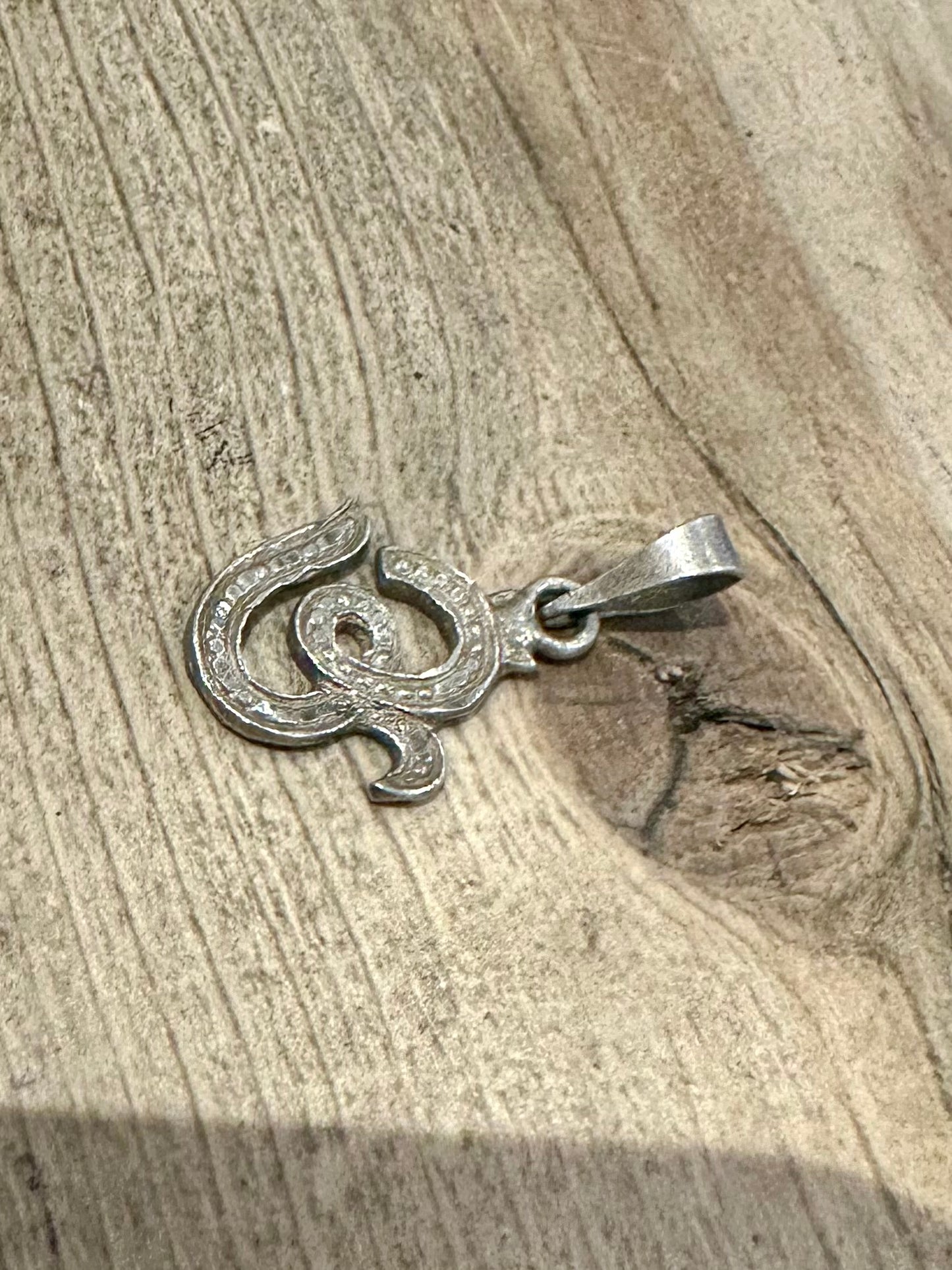 Vintage OM Silver Pendant