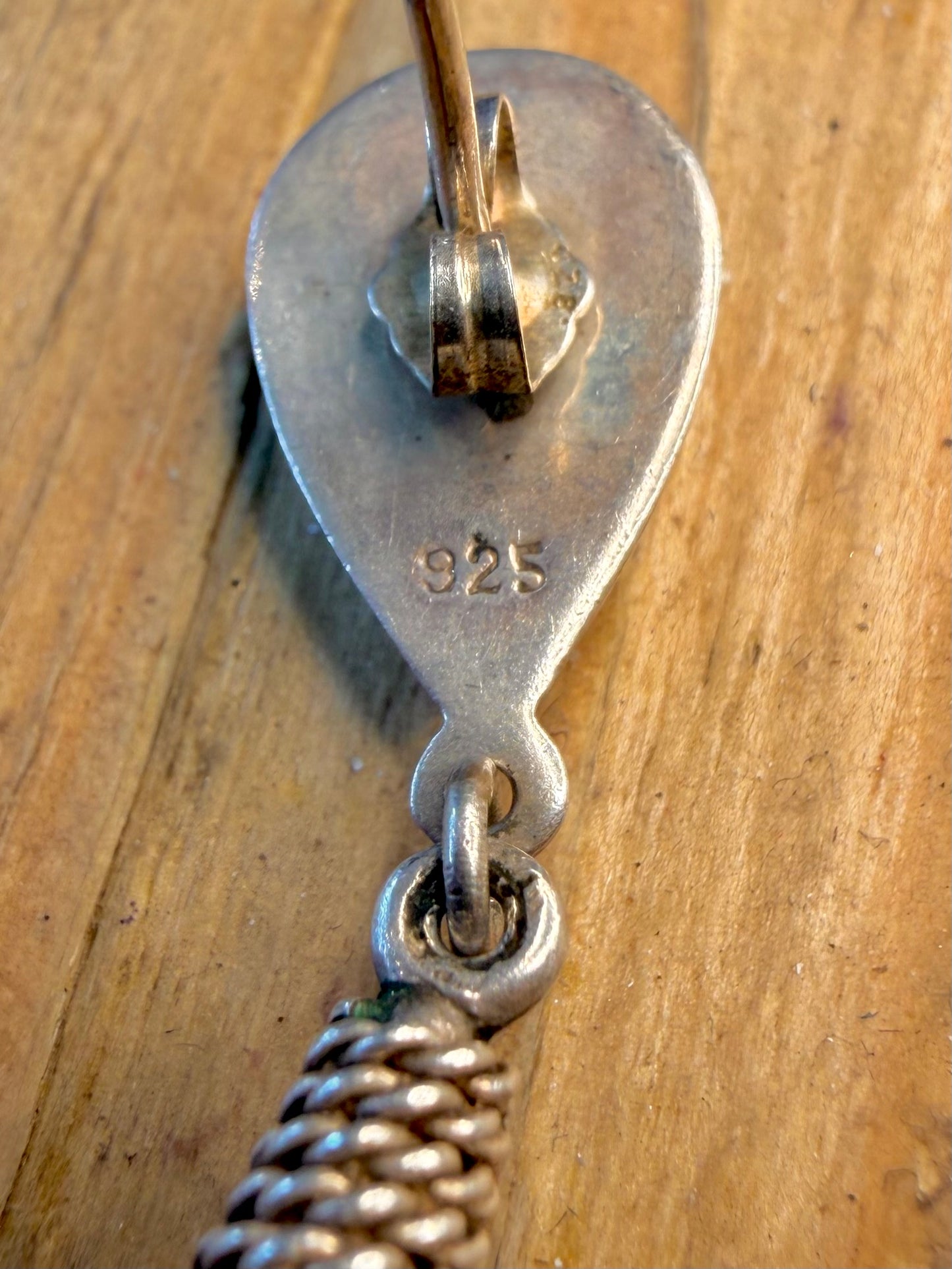 Arrowhead Style Dangle Boho 925 Sterling Silver Earrings
