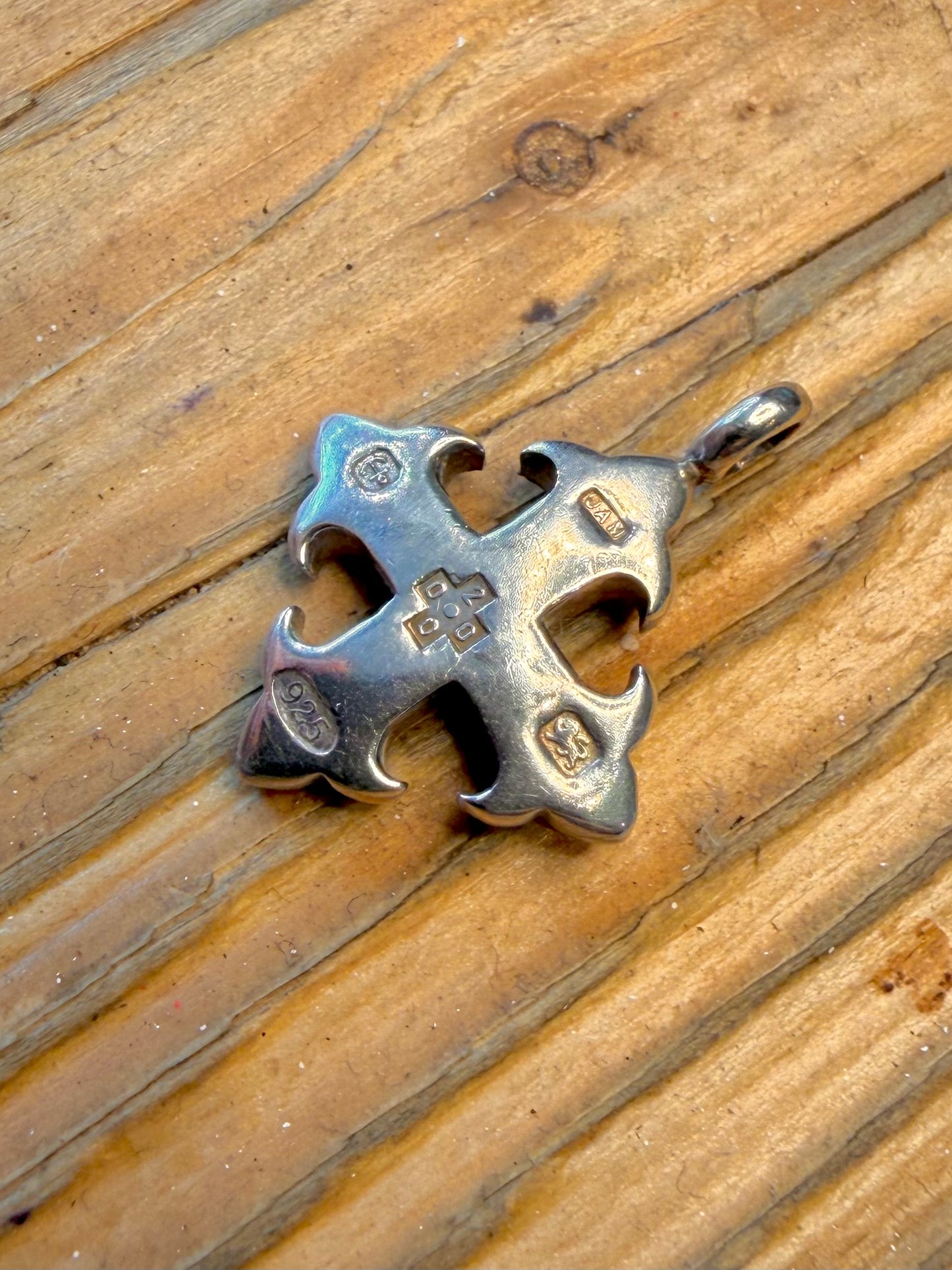 Ingot Cross 2000 Maker JAM Birmingham 925 Sterling Silver Pendant
