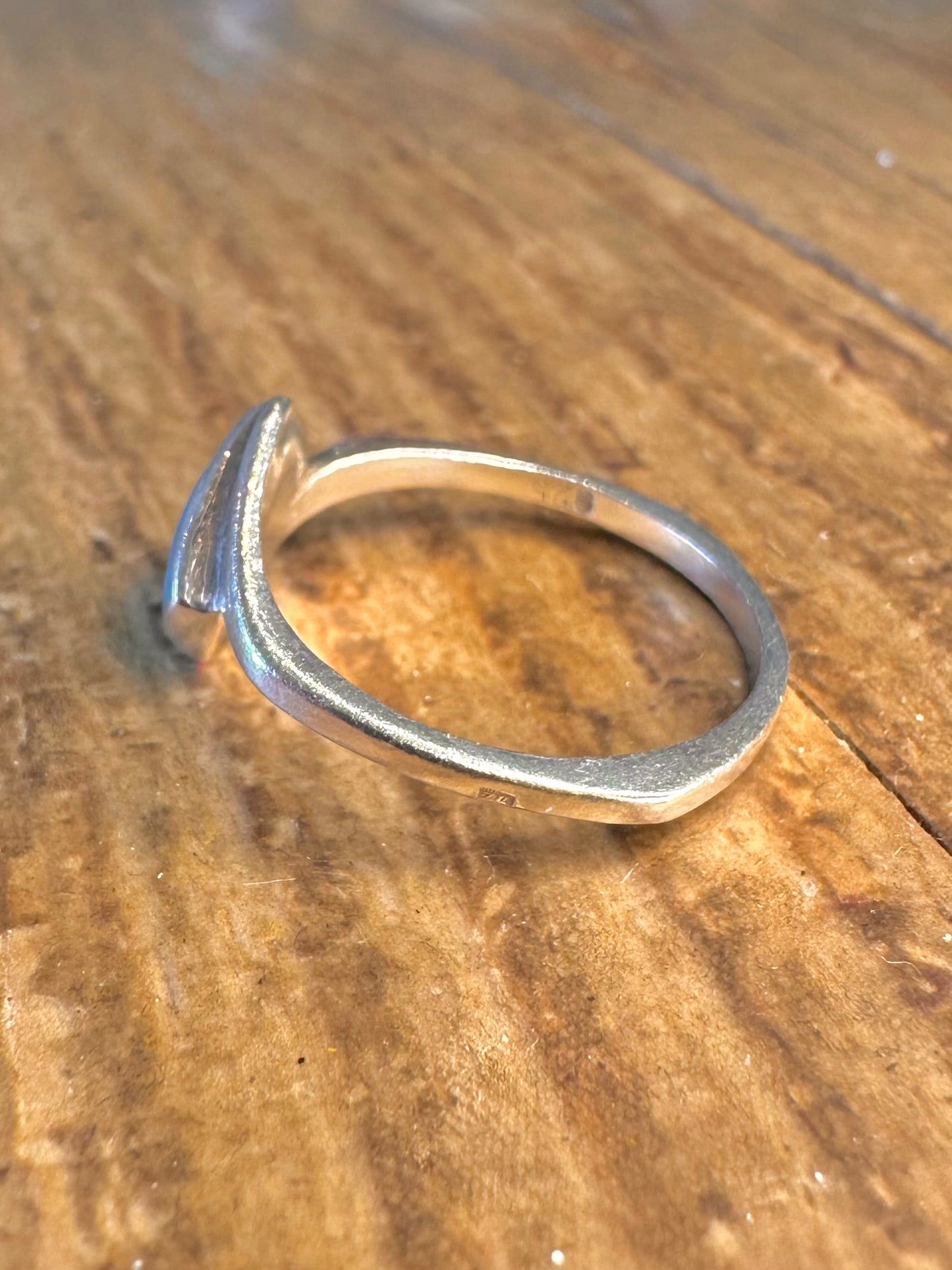 Turquoise Abstract 925 Sterling Silver Size O Ring