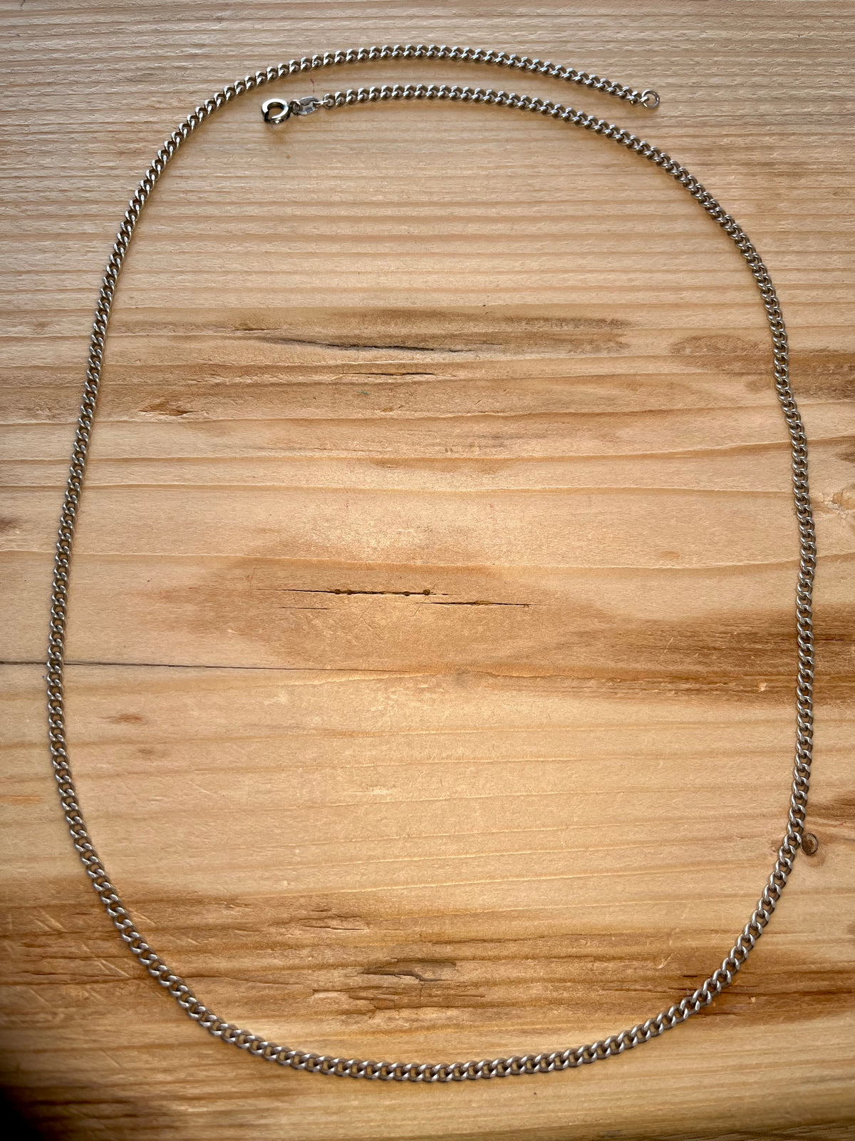 Close Link Curb Chain 925 Sterling Silver 23.5 Inch Necklace