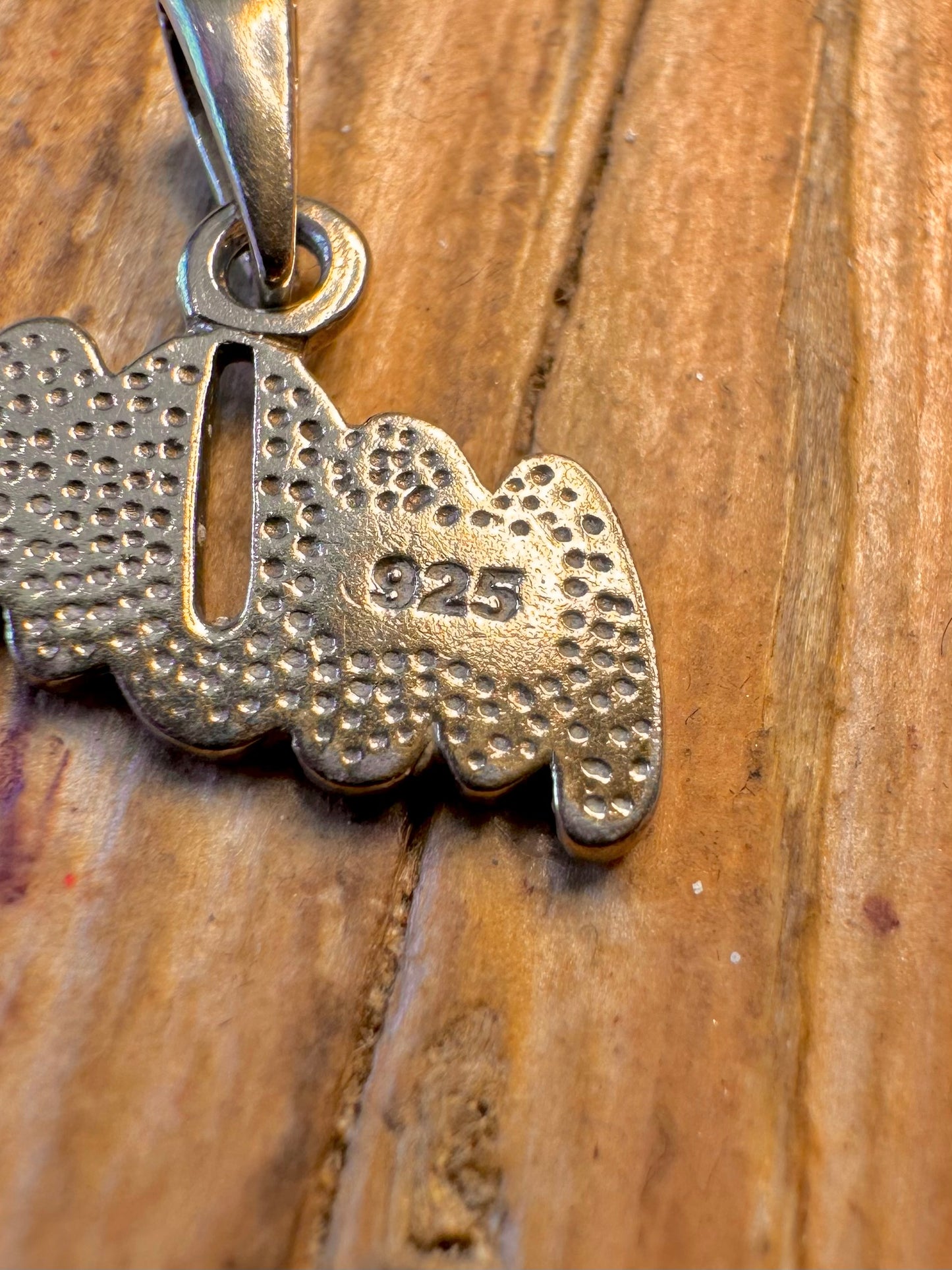 Mum Gold on 925 Sterling Silver Pendant
